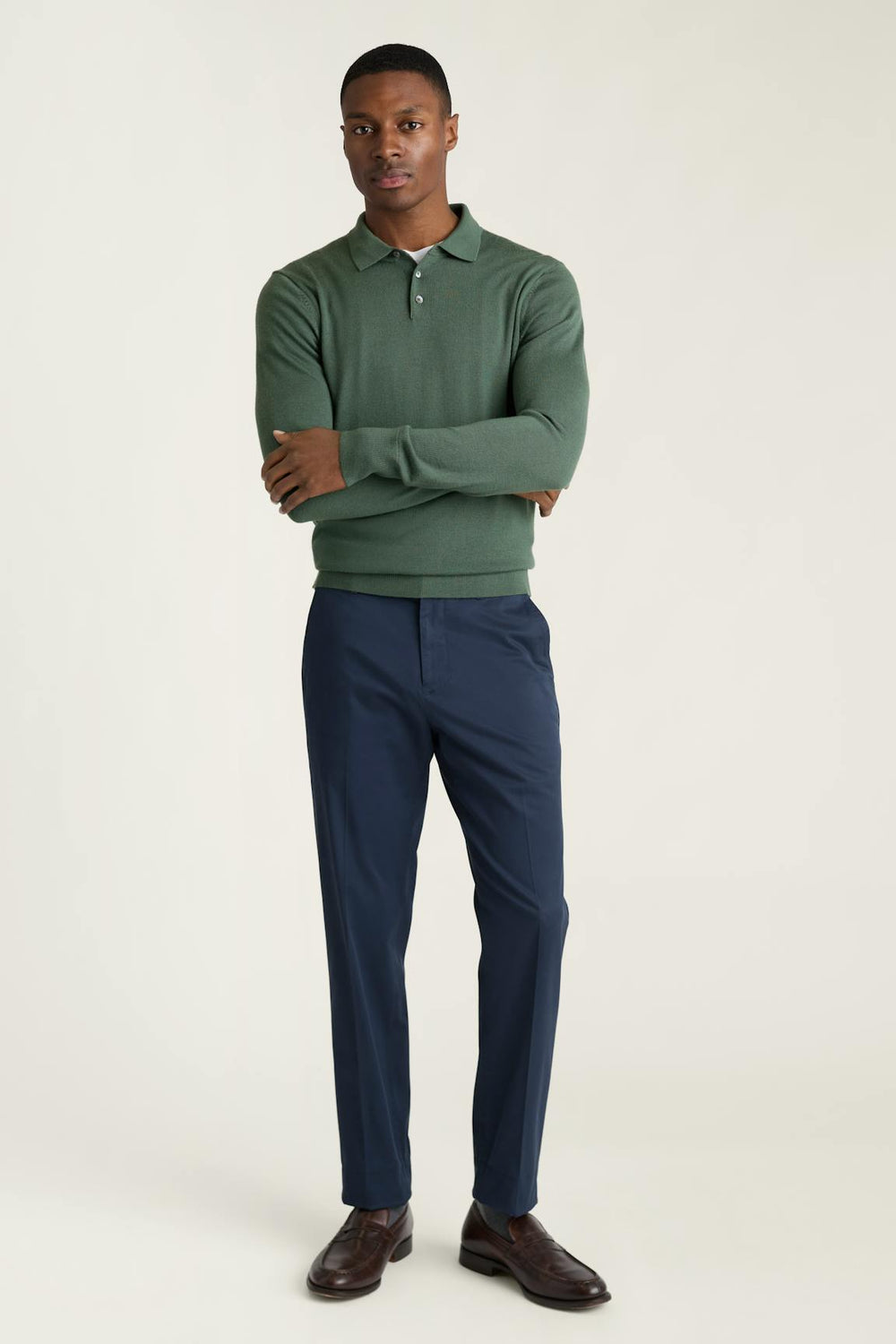 Merino Long Sleeve Sweater Polo / Bonobos us