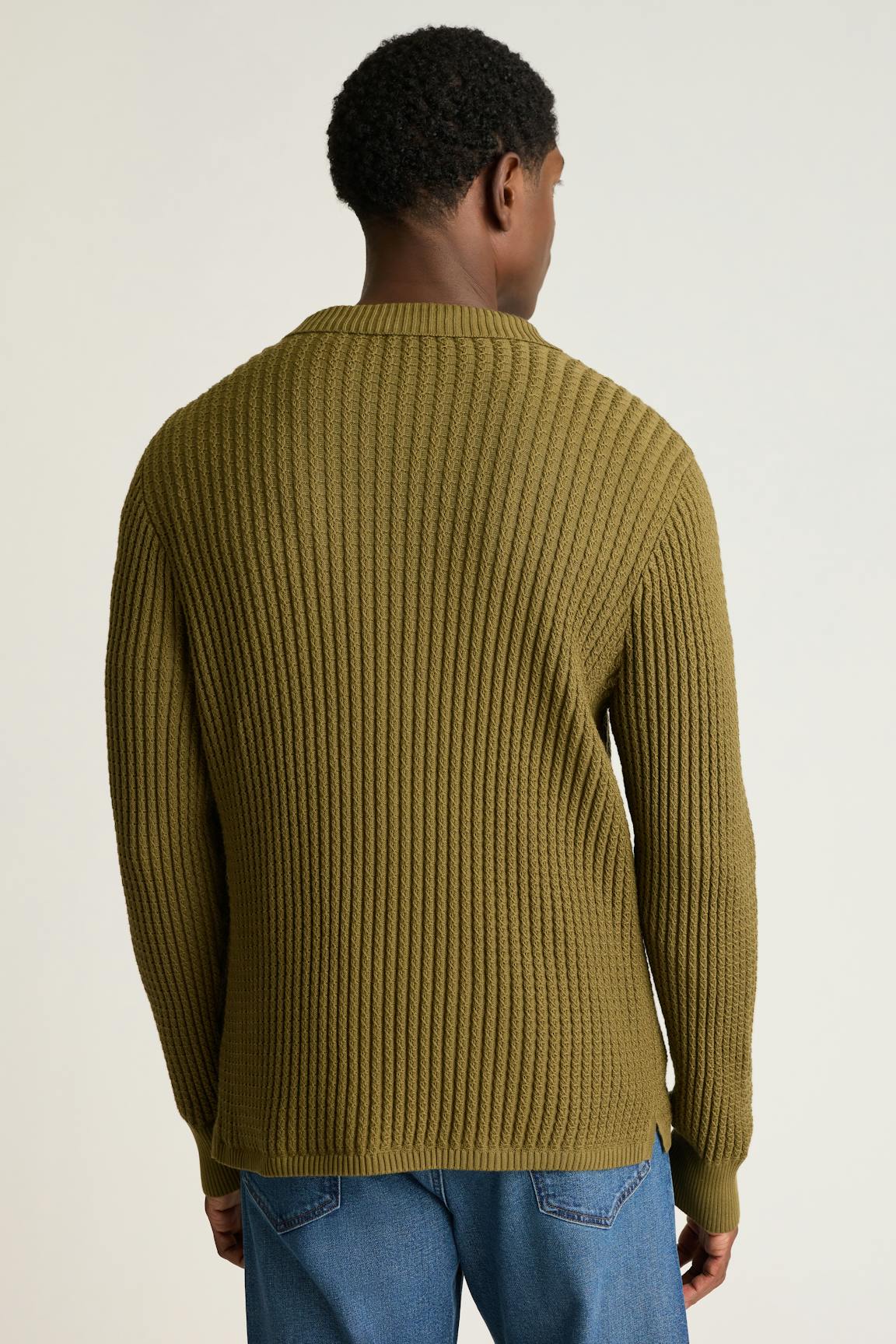 Hudson Long Sleeve Sweater Polo / Bonobos For Sale