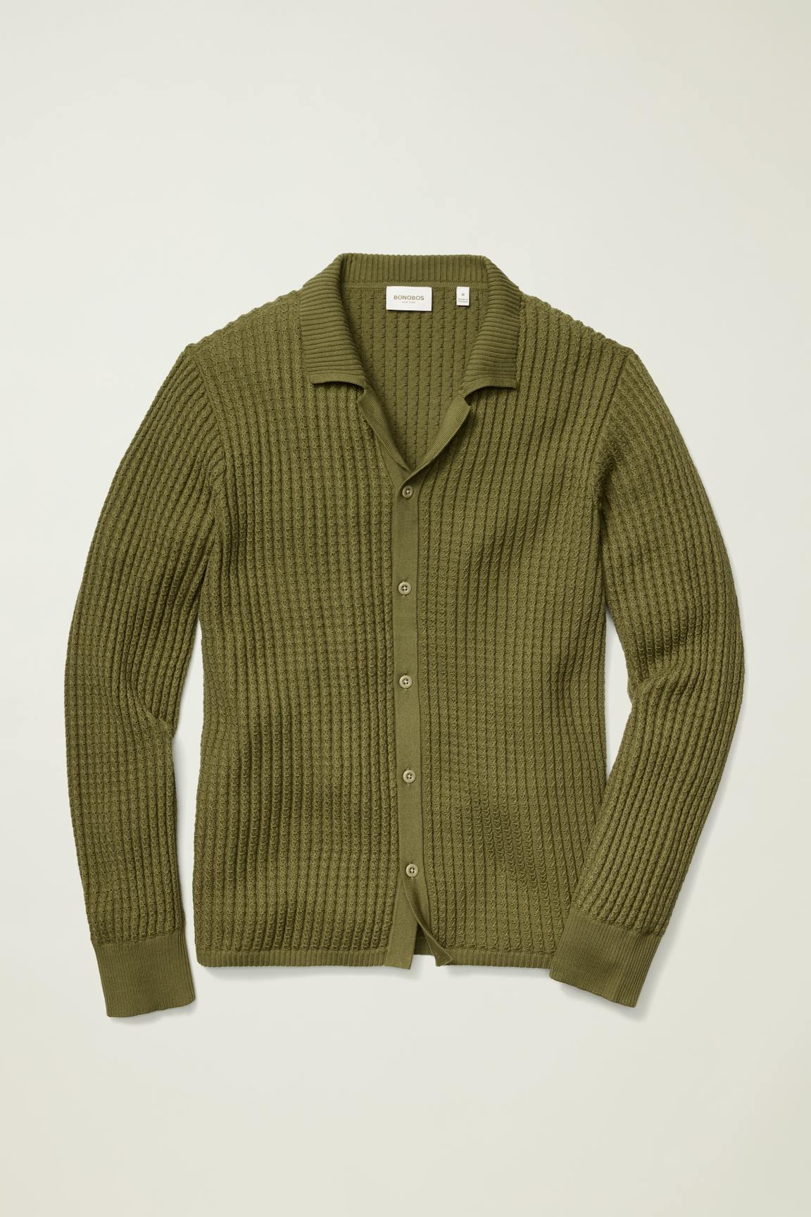 Hudson Long Sleeve Sweater Polo / Bonobos For Sale