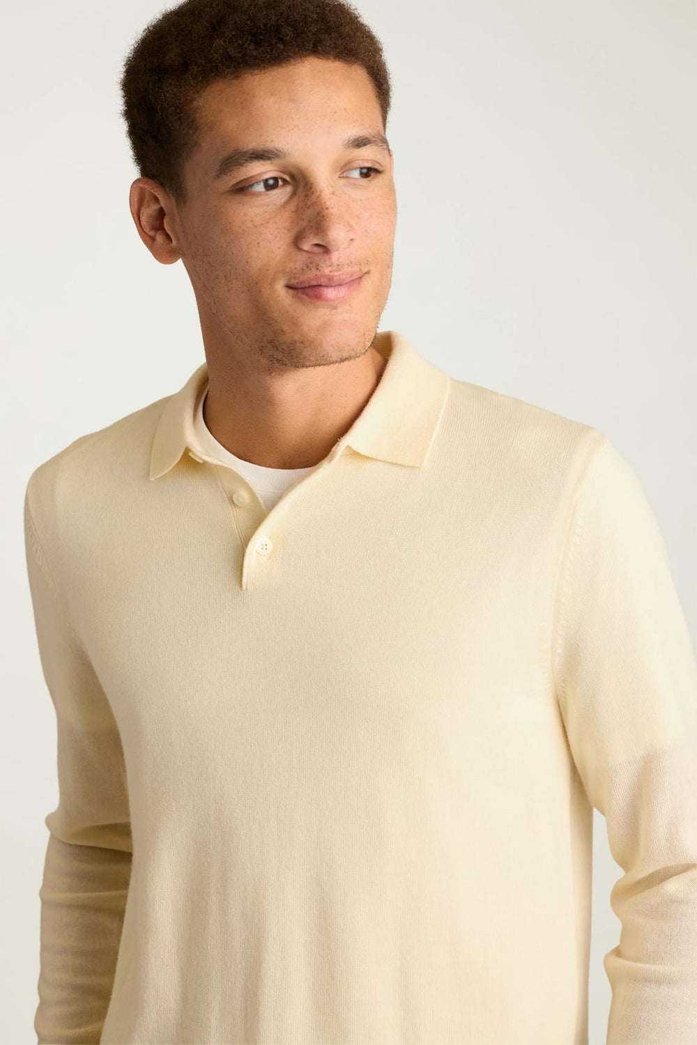 Merino Long Sleeve Sweater Polo / Bonobos
