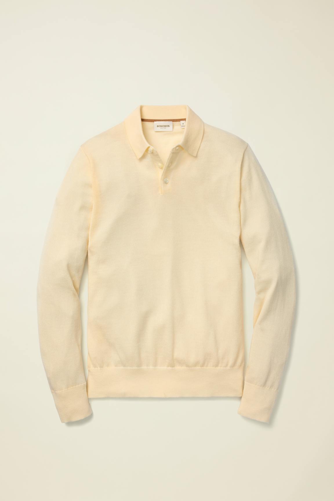 Merino Long Sleeve Sweater Polo / Bonobos