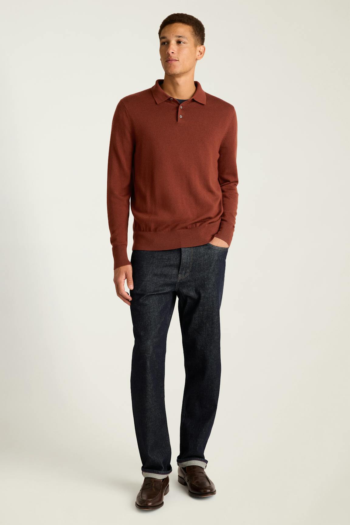 Merino Long Sleeve Sweater Polo / Bonobos us