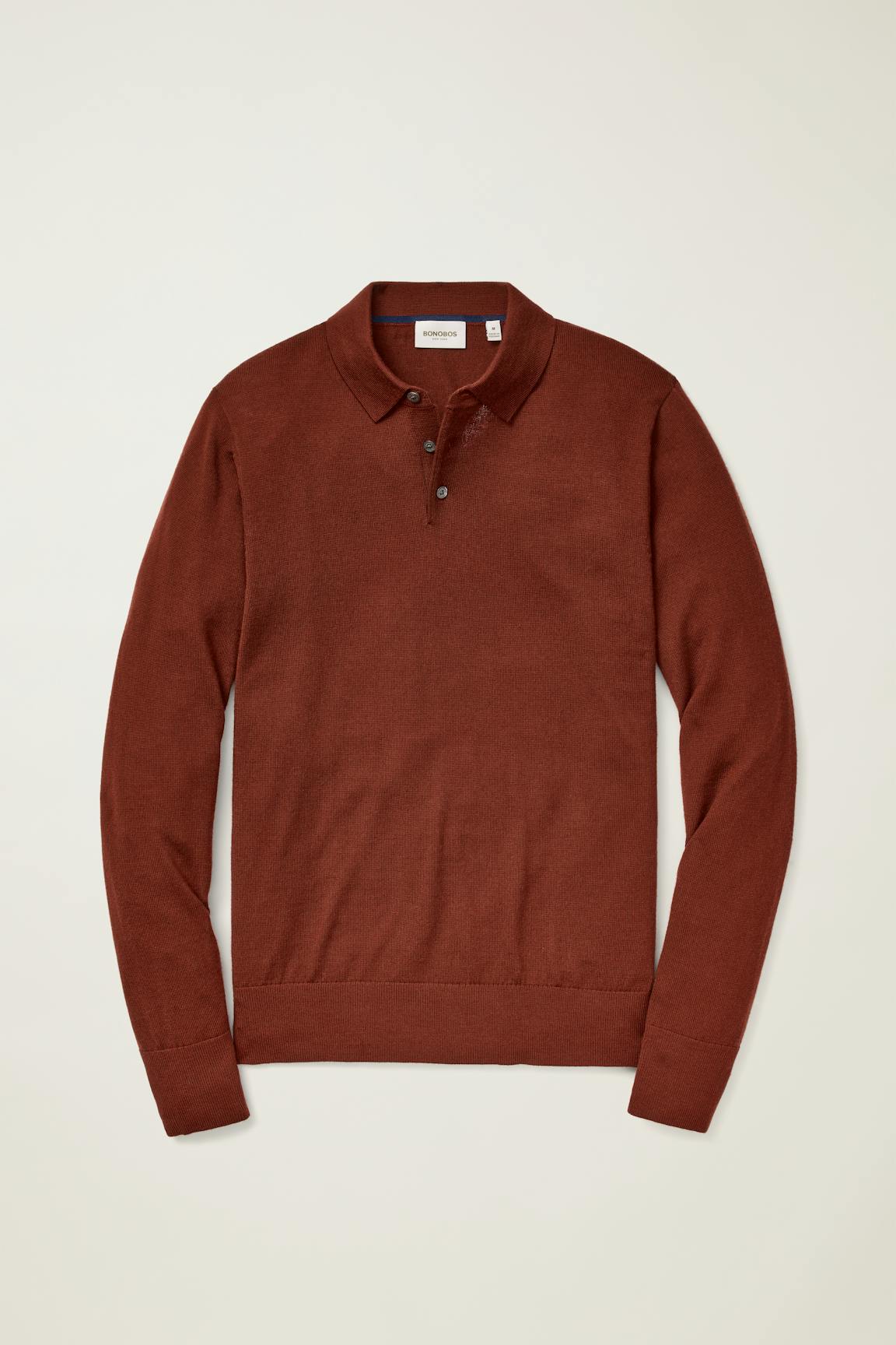 Merino Long Sleeve Sweater Polo / Bonobos us