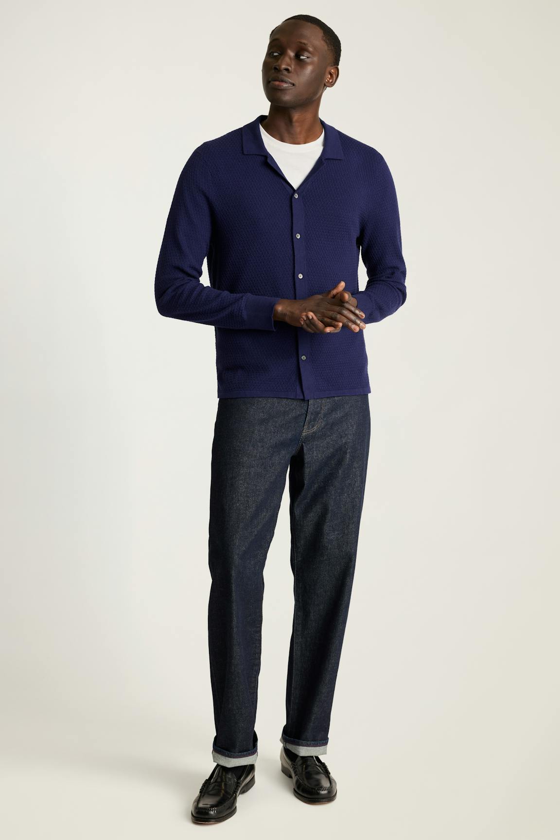 Hudson Long Sleeve Sweater Polo / Bonobos For Sale