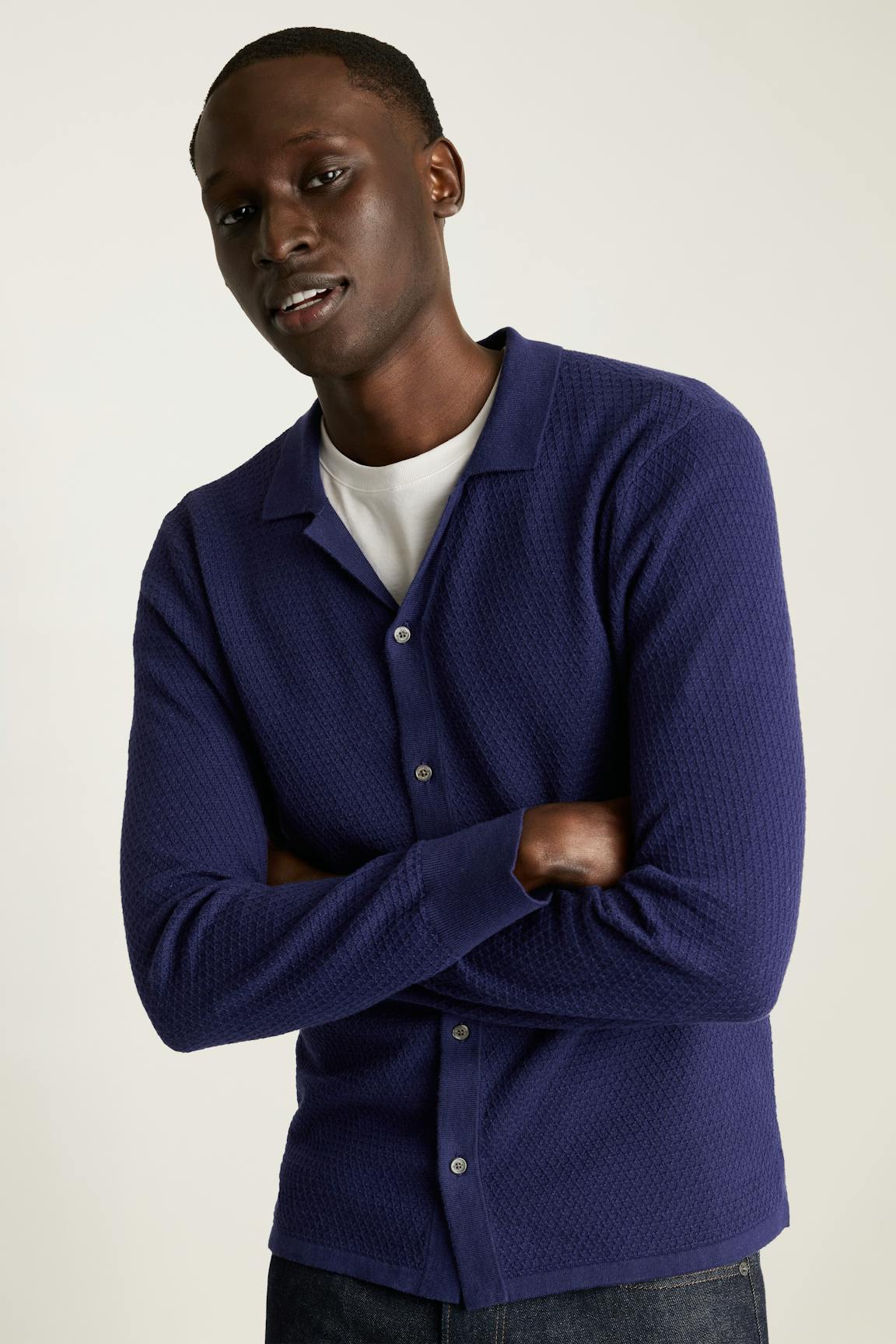 Hudson Long Sleeve Sweater Polo / Bonobos For Sale