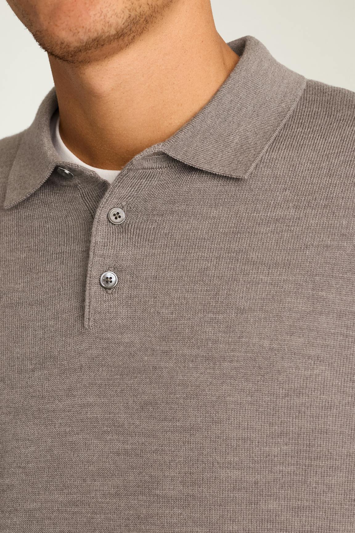 Merino Long Sleeve Sweater Polo / Bonobos