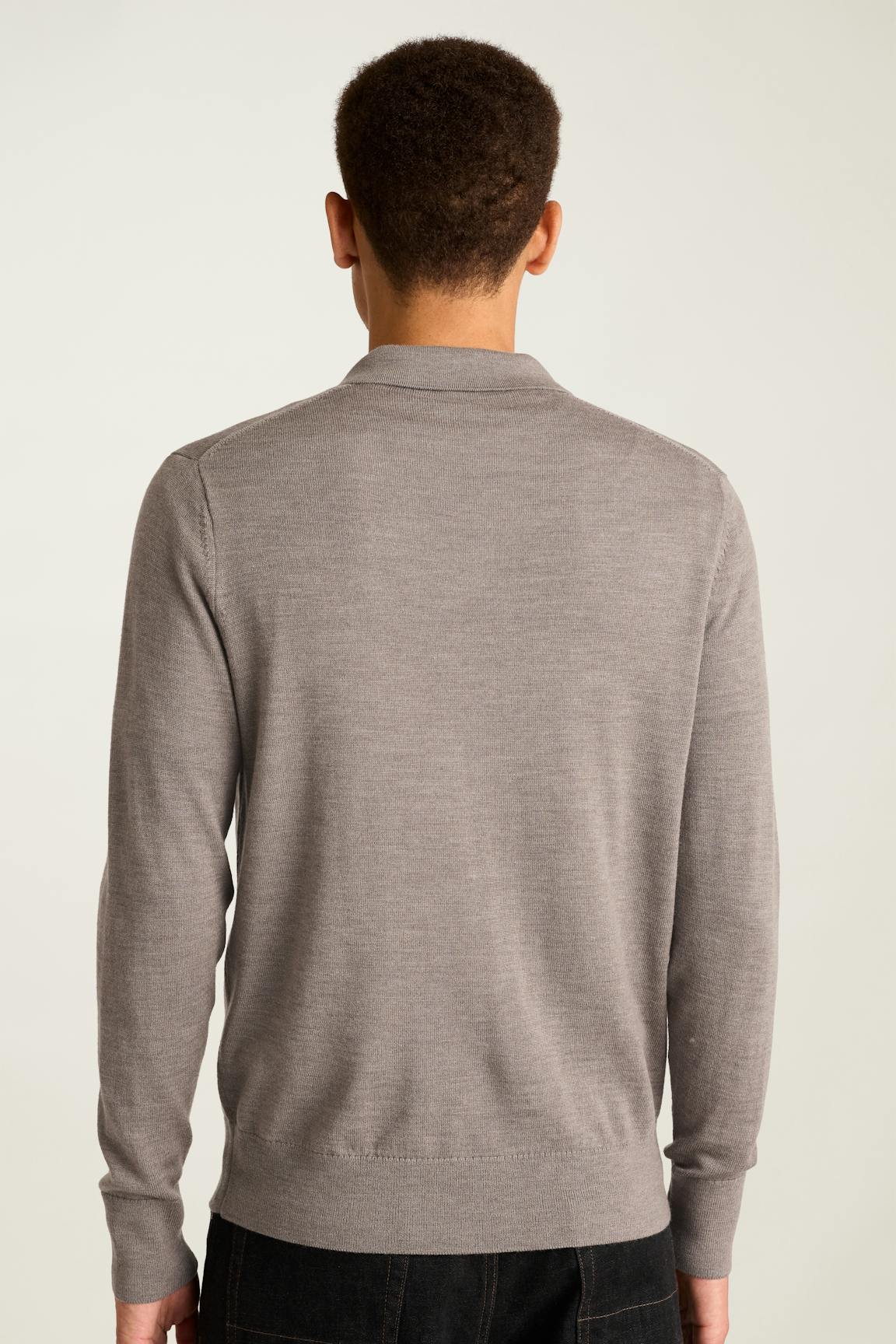 Merino Long Sleeve Sweater Polo / Bonobos