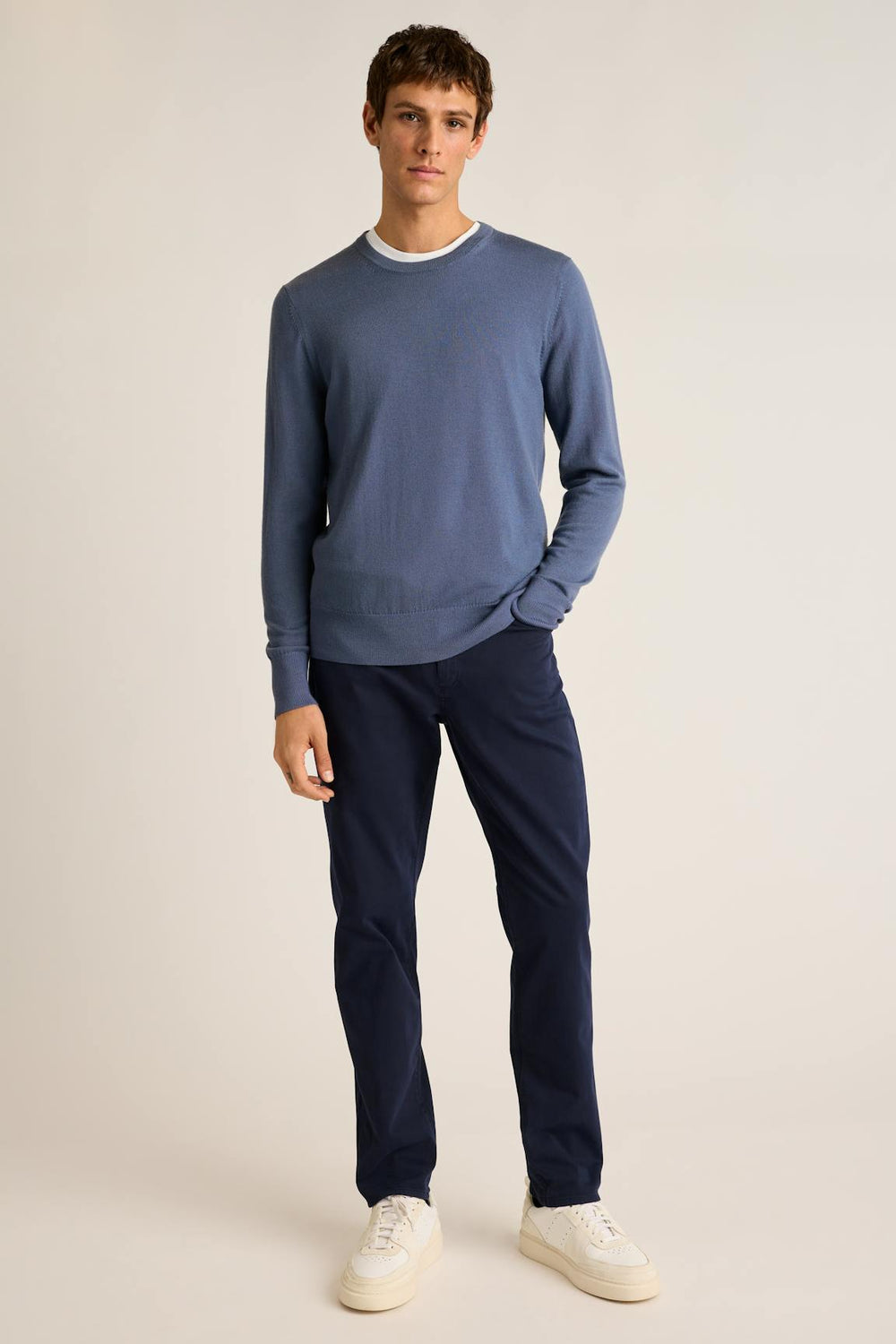 Washable Merino Crew Neck Sweater / Bonobos For Sale