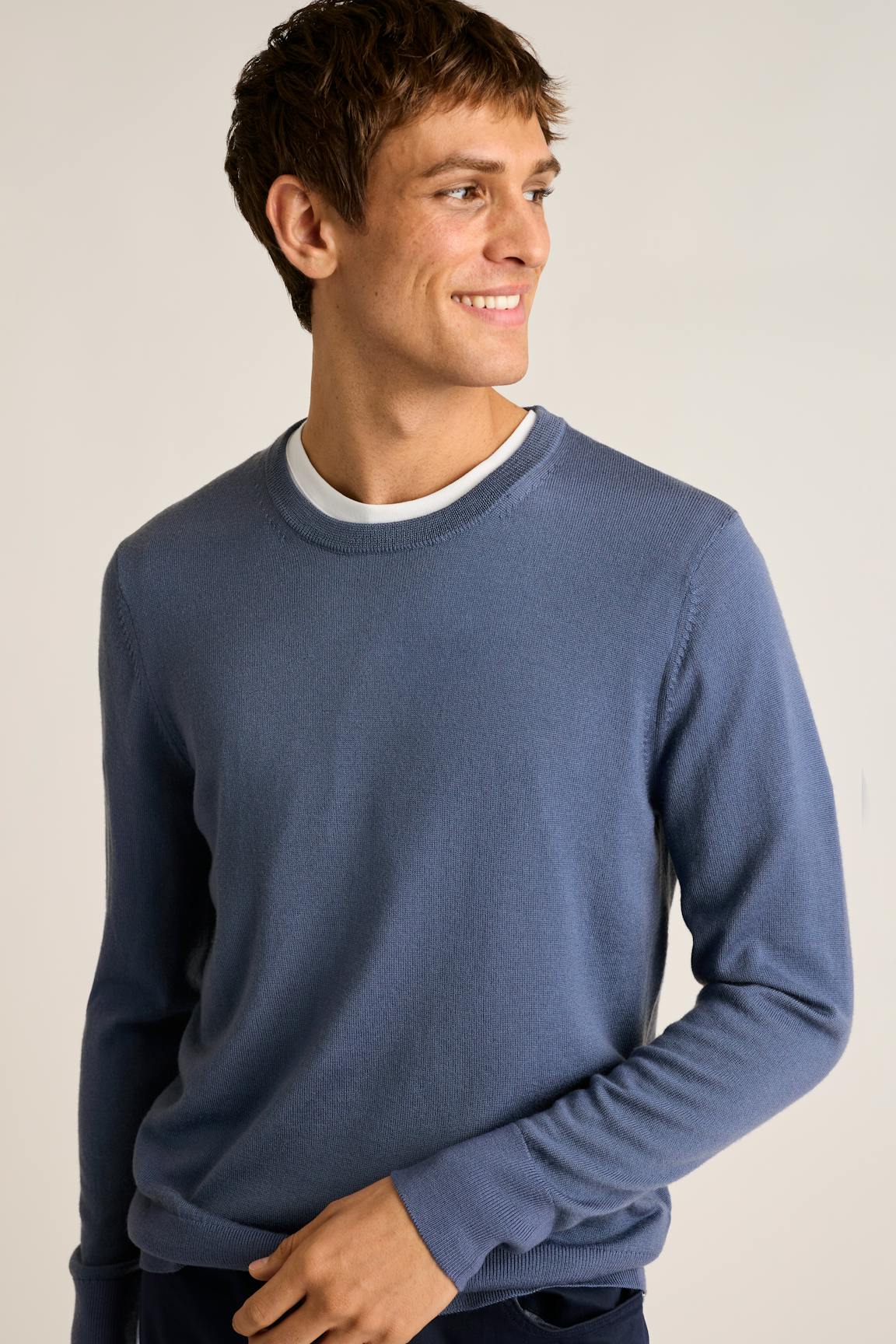 Washable Merino Crew Neck Sweater / Bonobos For Sale