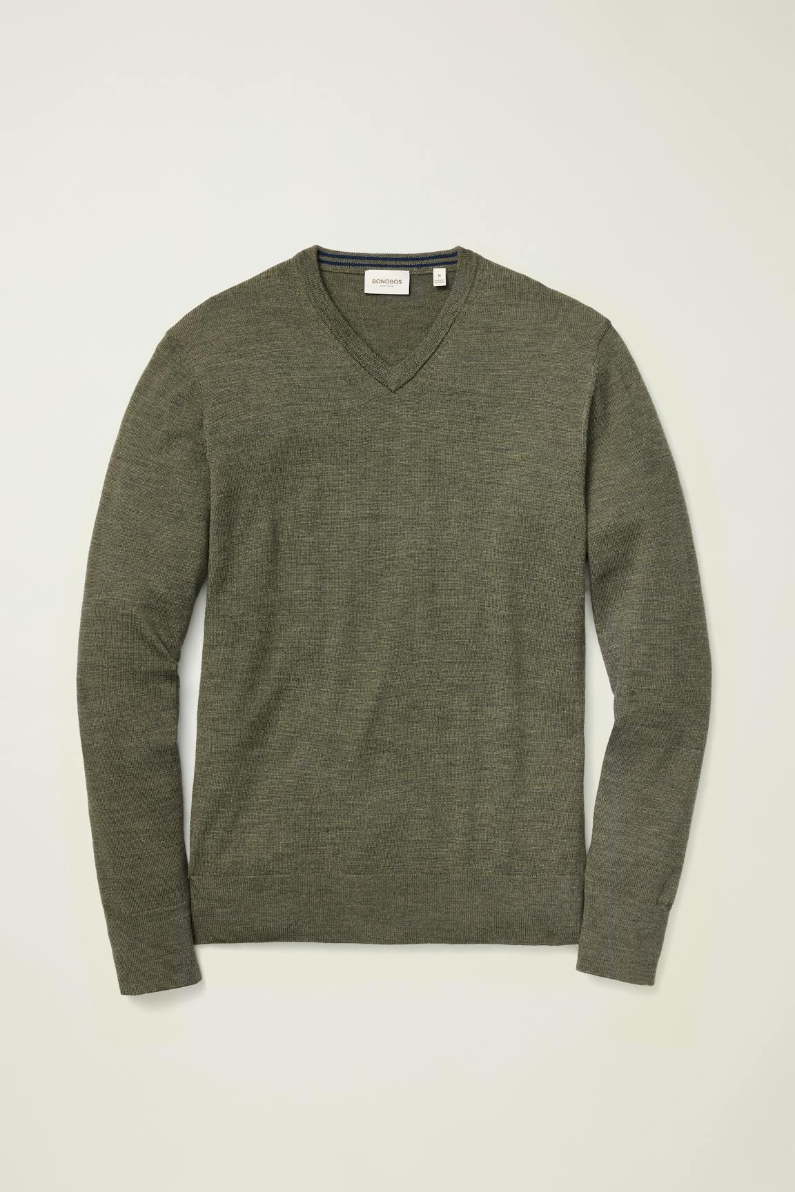 Washable Merino V-Neck Sweater / Bonobos Outlet