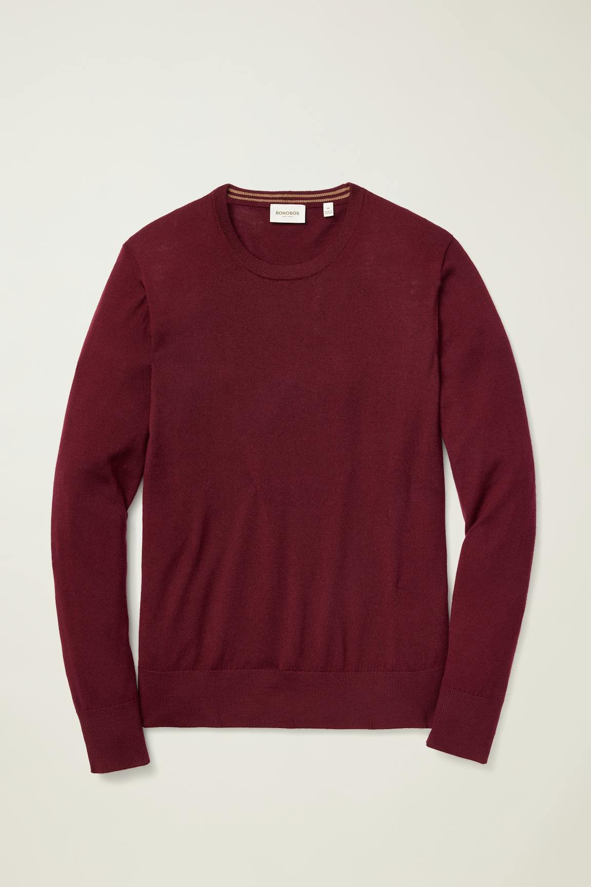 Washable Merino Crew Neck Sweater / Bonobos On Sale