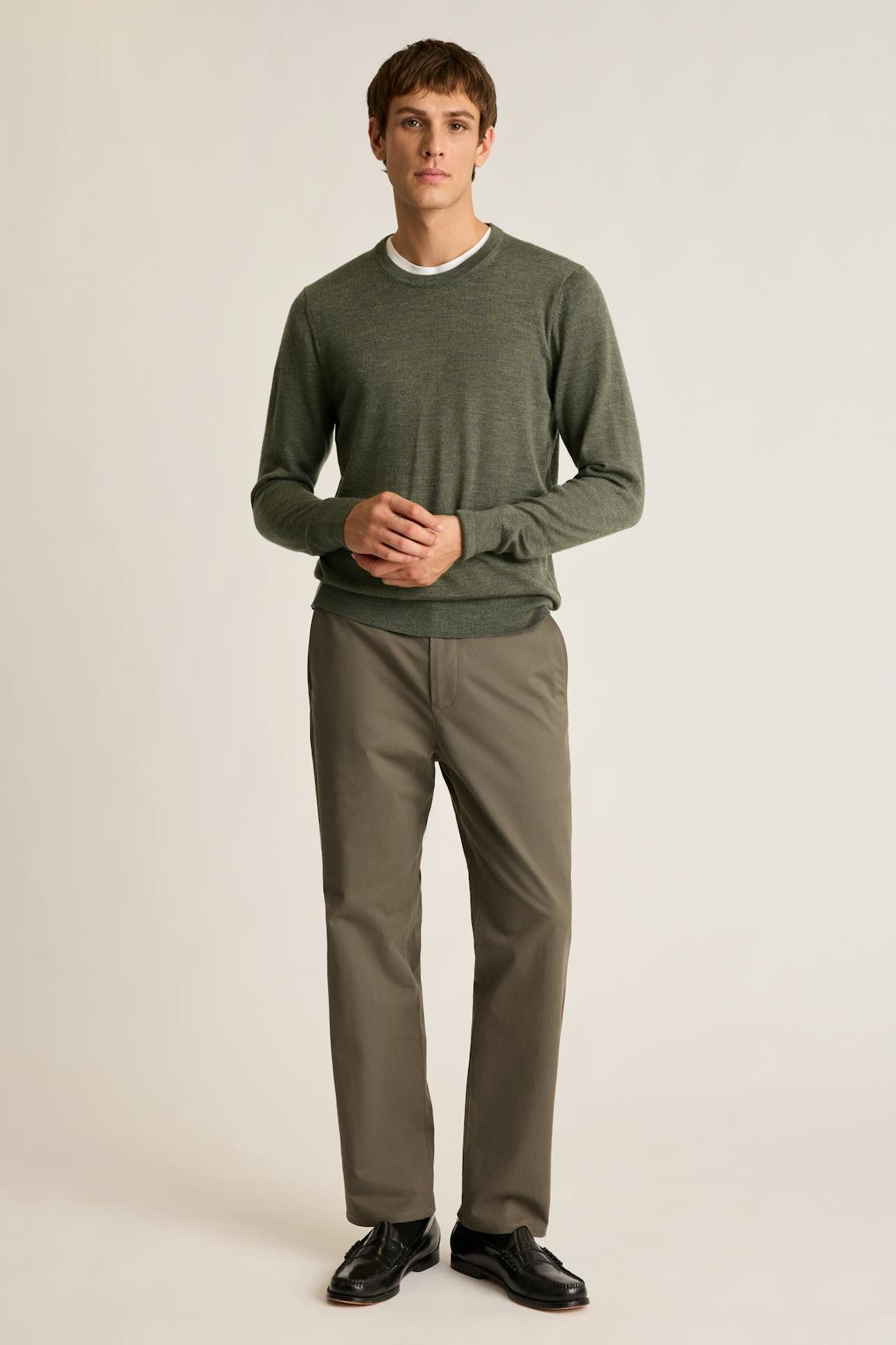 Washable Merino Crew Neck Sweater / Bonobos For Sale
