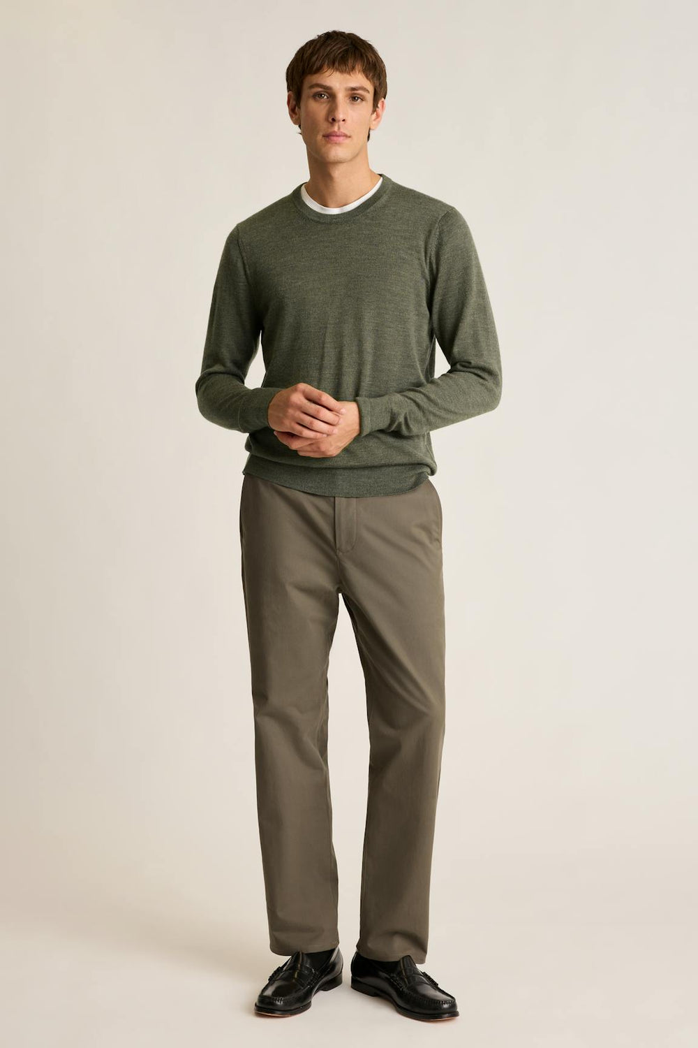 Washable Merino Crew Neck Sweater / Bonobos For Sale