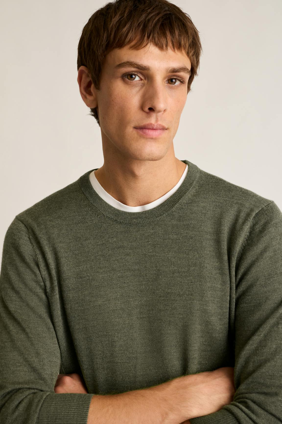 Washable Merino Crew Neck Sweater / Bonobos For Sale