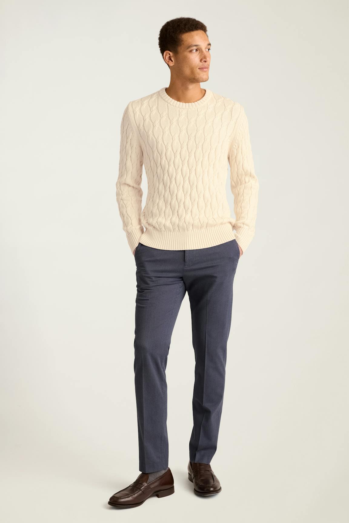 Italian Cotton Cable Sweater / Bonobos us
