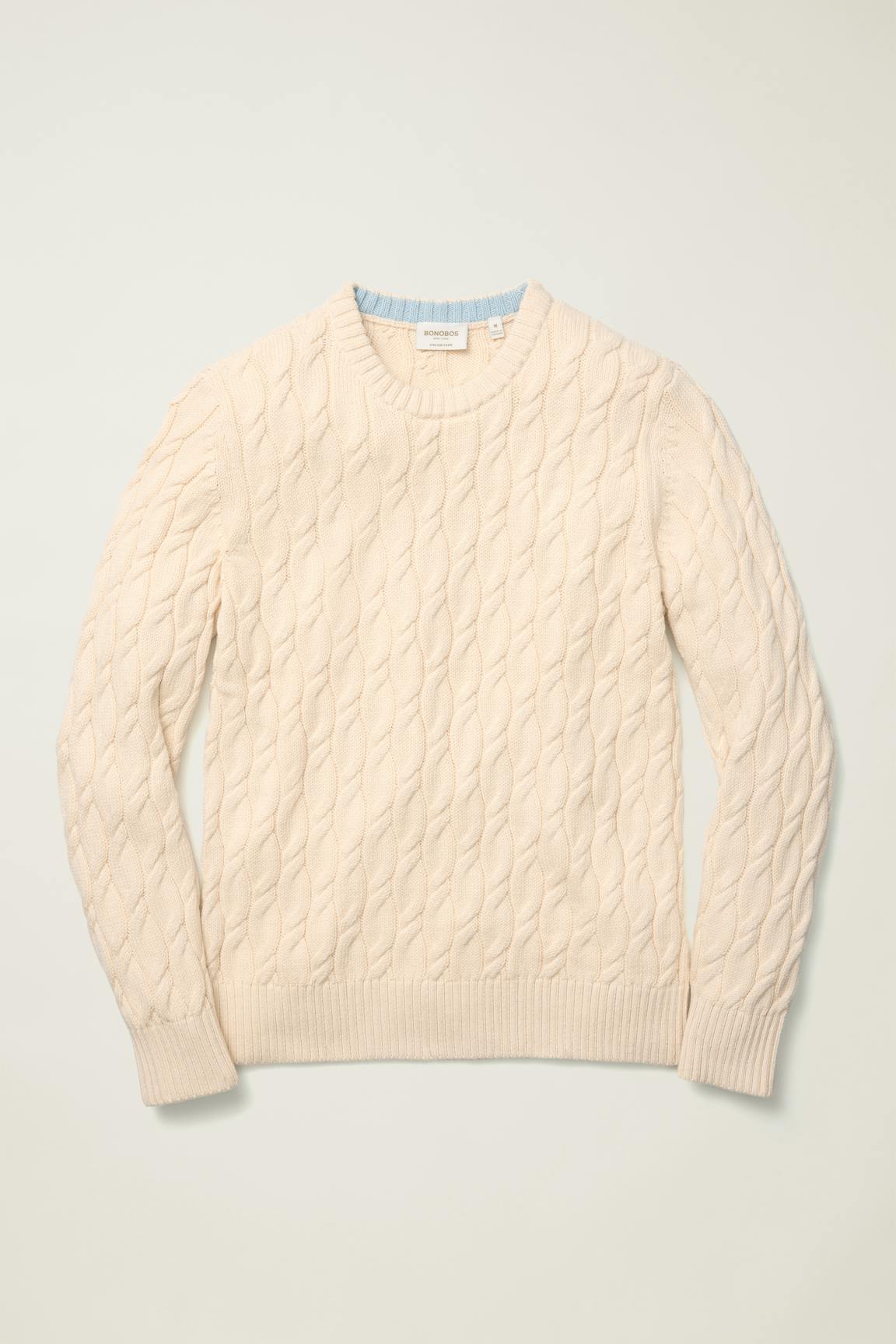 Italian Cotton Cable Sweater / Bonobos us