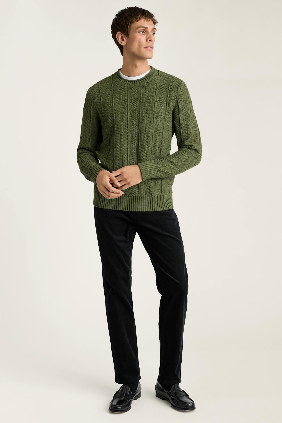 Cotton Cashmere Roll Neck Sweater / Bonobos On Sale