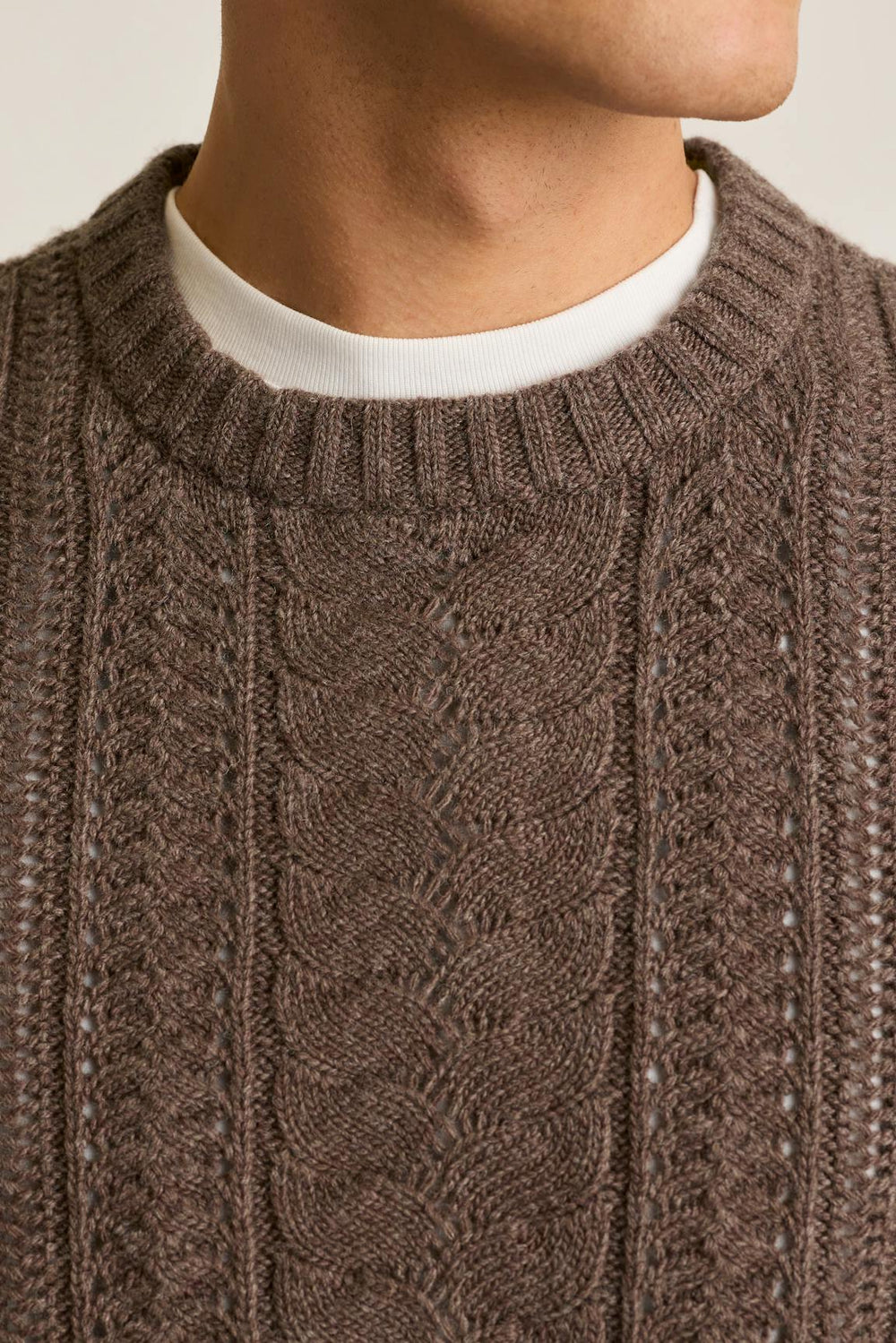 Merino Cable Sweater / Bonobos