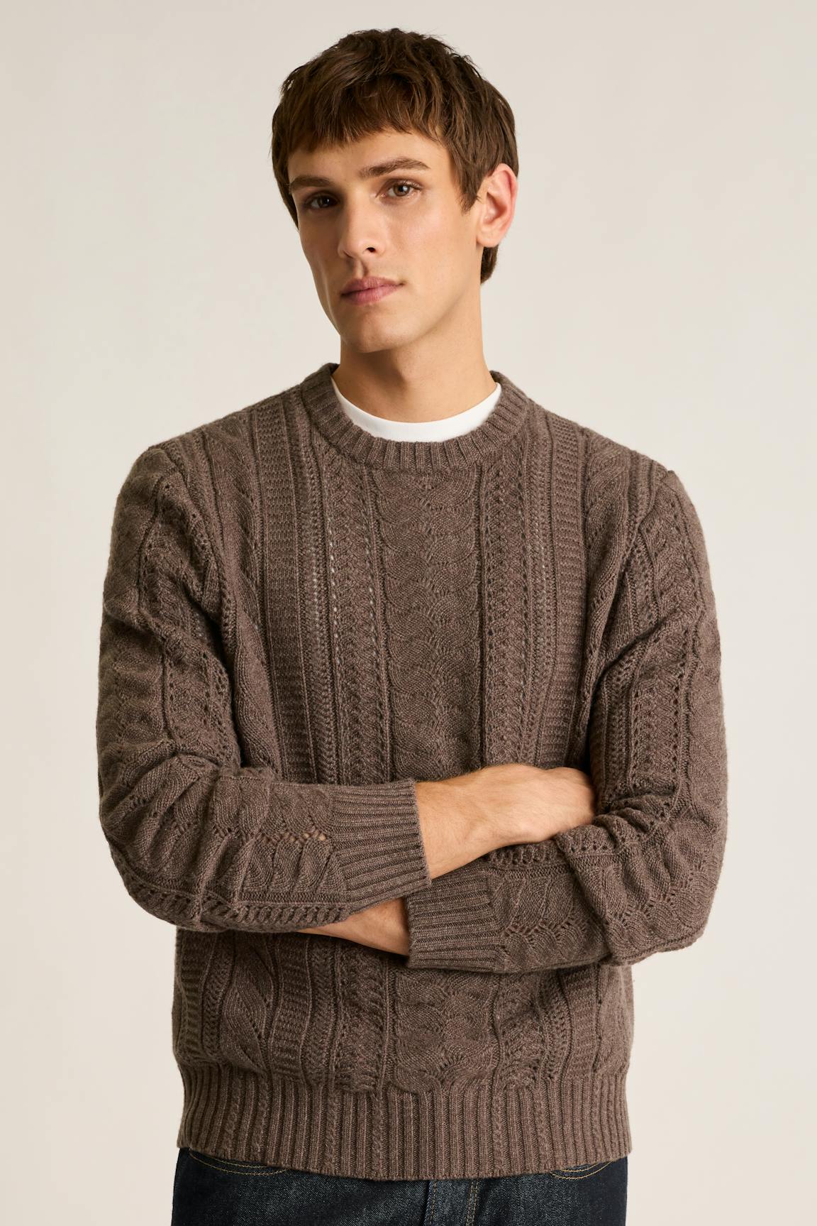 Merino Cable Sweater / Bonobos