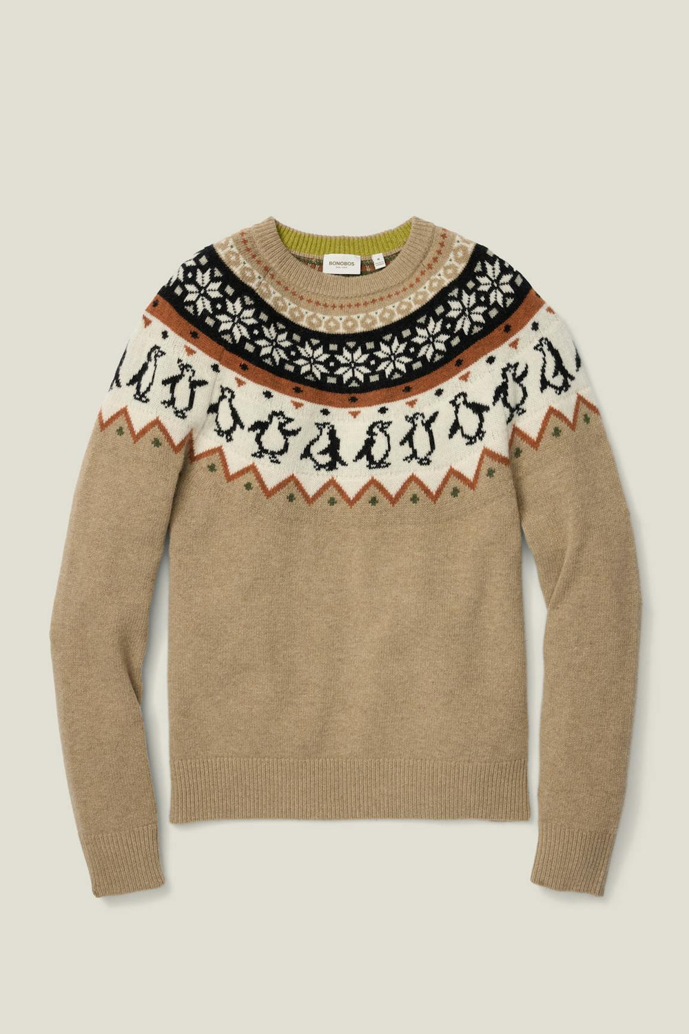Disco Penguin Fair Isle Sweater / Bonobos Online