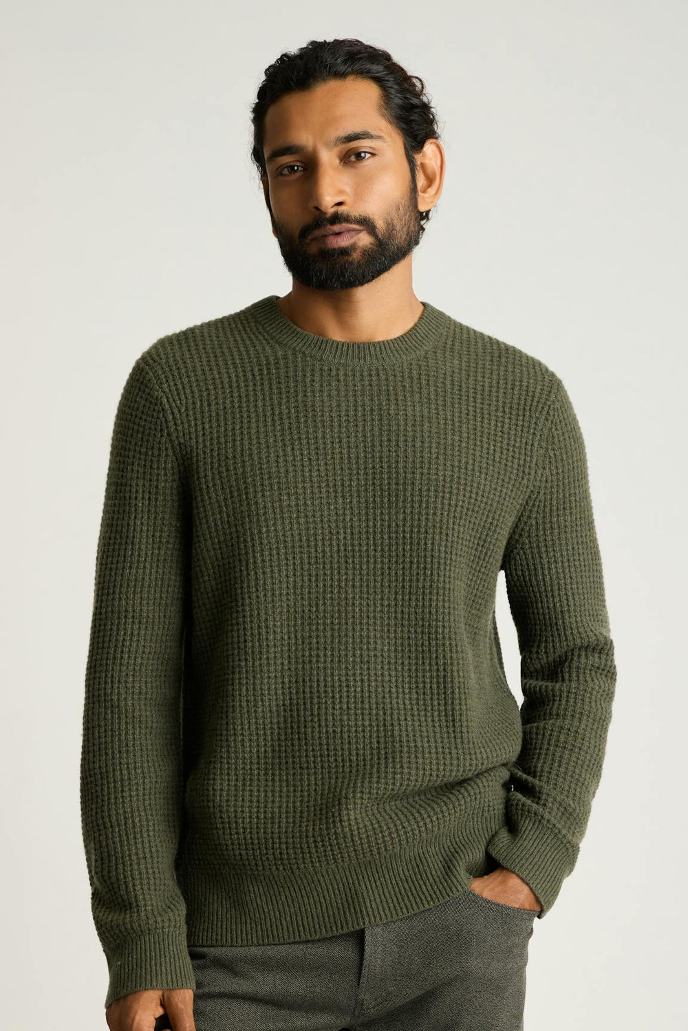Italian Cashmere Crew Neck Sweater / Bonobos For Sale