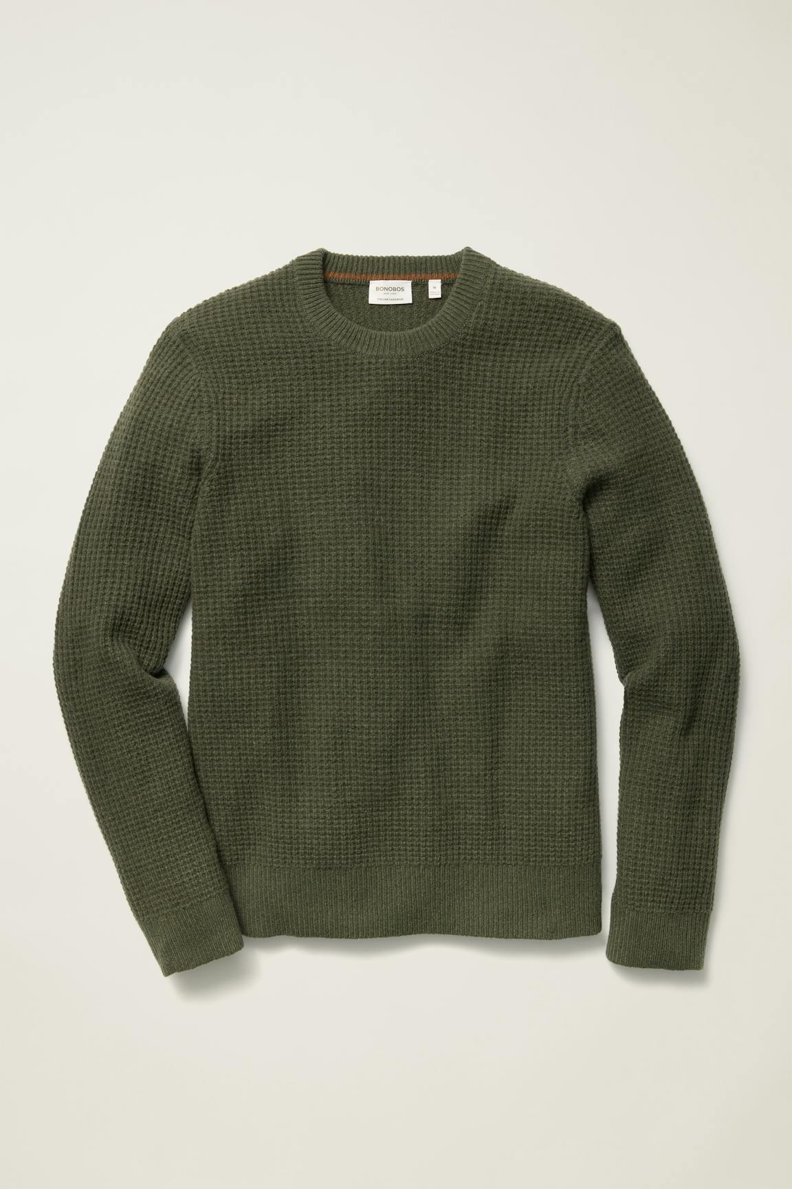 Italian Cashmere Crew Neck Sweater / Bonobos For Sale