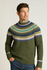 Jazzy Fair Isle Sweater / Bonobos On Sale