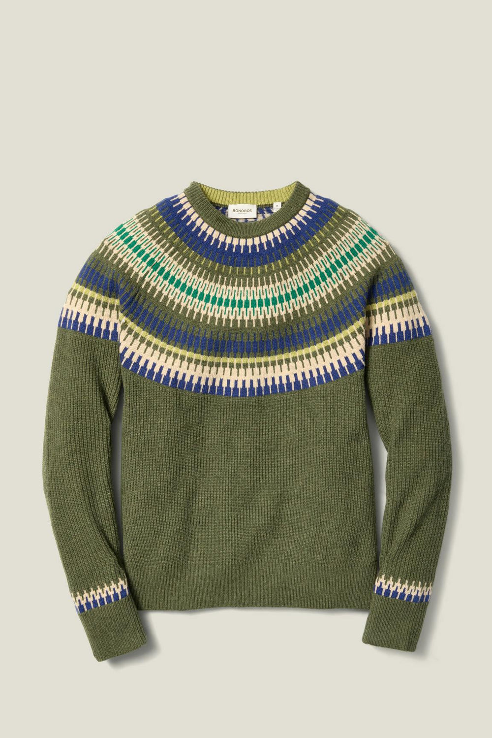 Jazzy Fair Isle Sweater / Bonobos On Sale