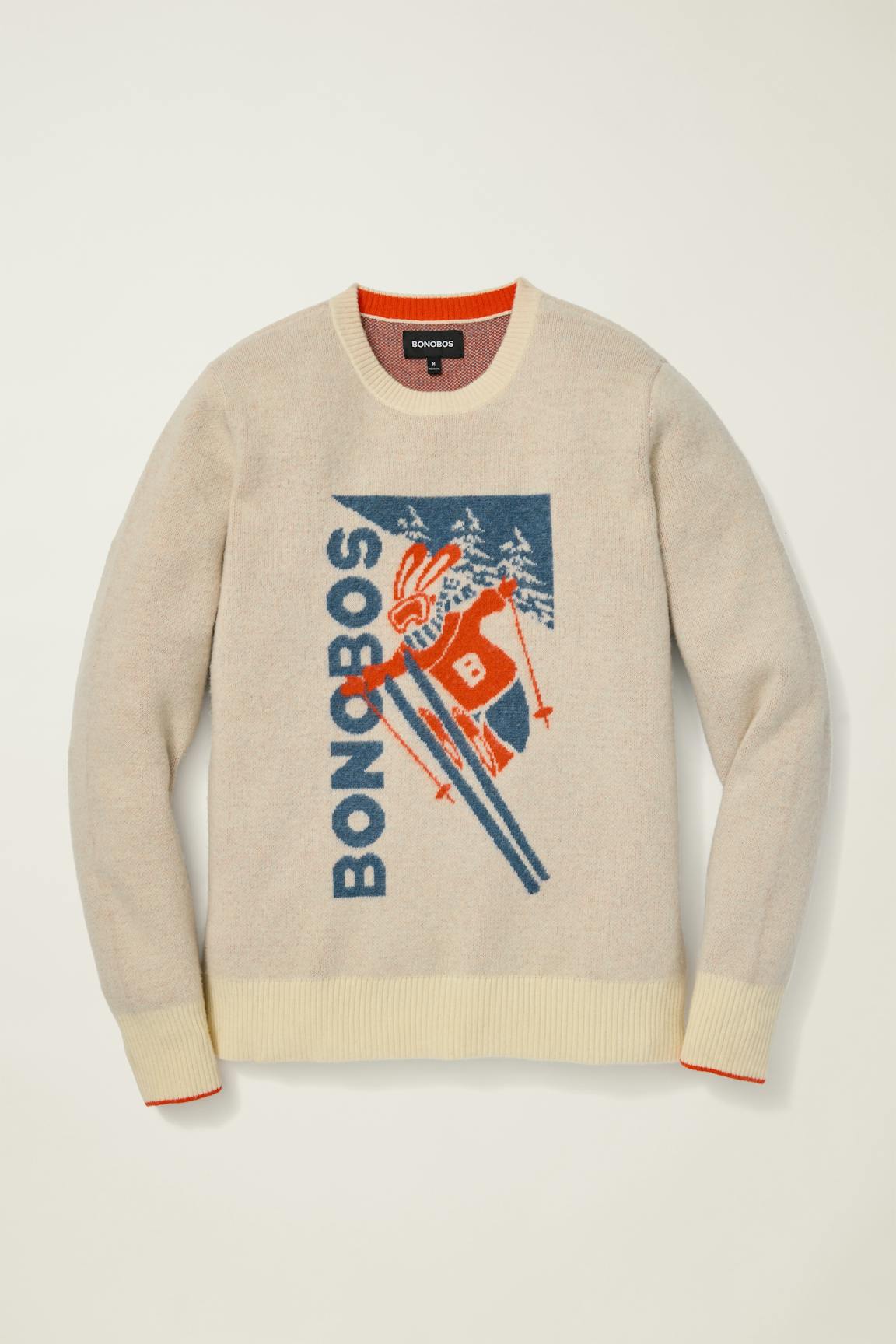 Extrafine Merino Ski Bunny Sweater / Bonobos For Sale
