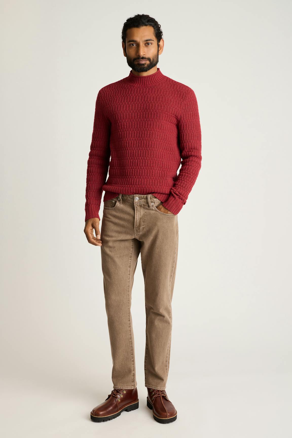 Merino Blend Mock Neck Sweater / Bonobos us