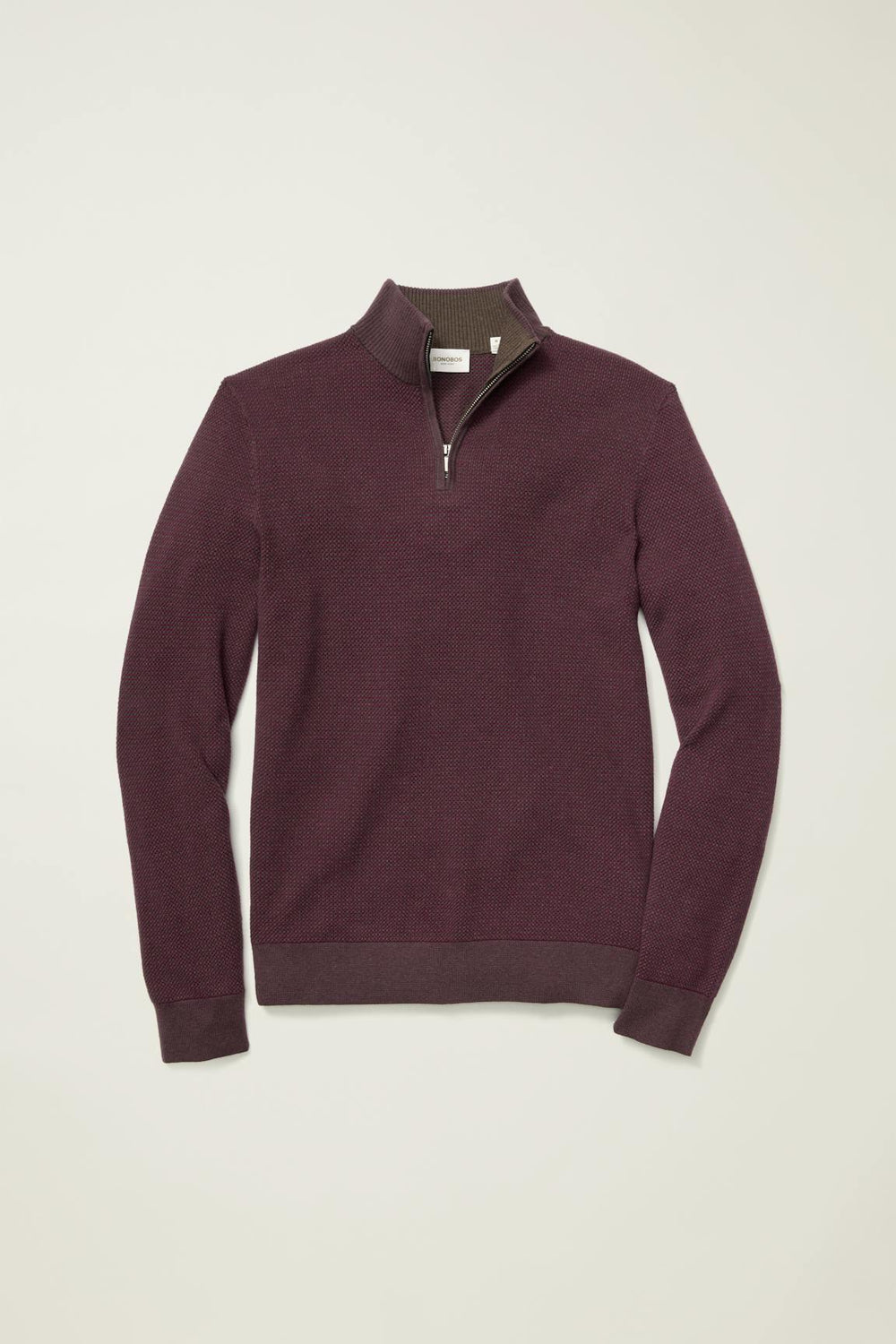 Washable Cotton Cashmere Quarter Zip / Bonobos us