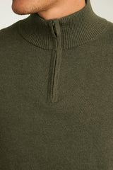 Washable Cotton Cashmere Quarter Zip / Bonobos