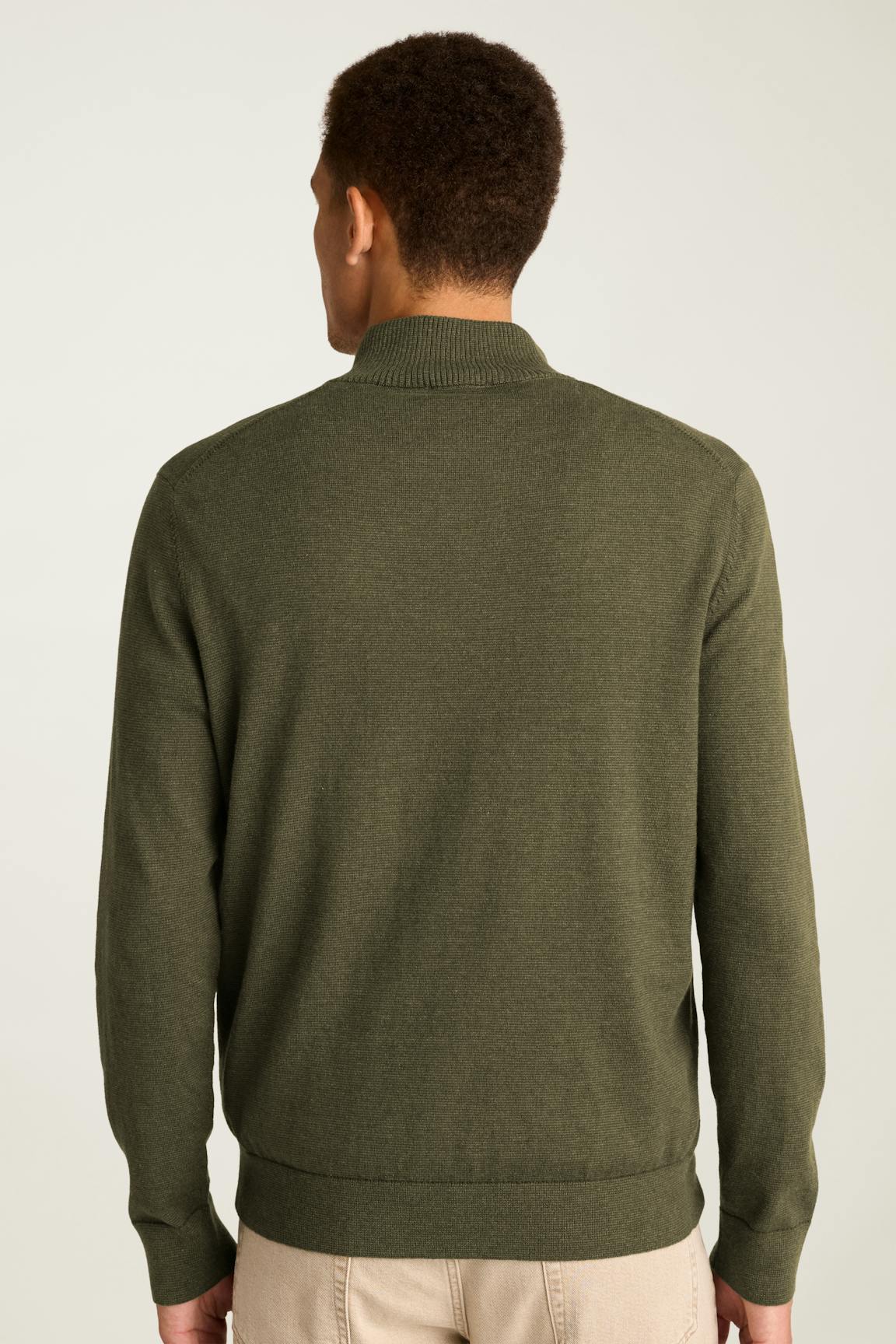 Washable Cotton Cashmere Quarter Zip / Bonobos
