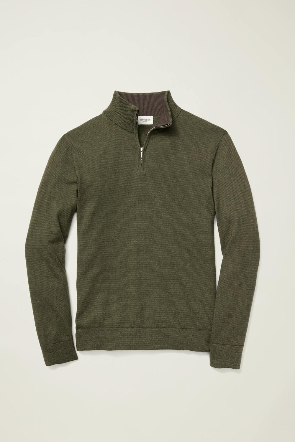 Washable Cotton Cashmere Quarter Zip / Bonobos