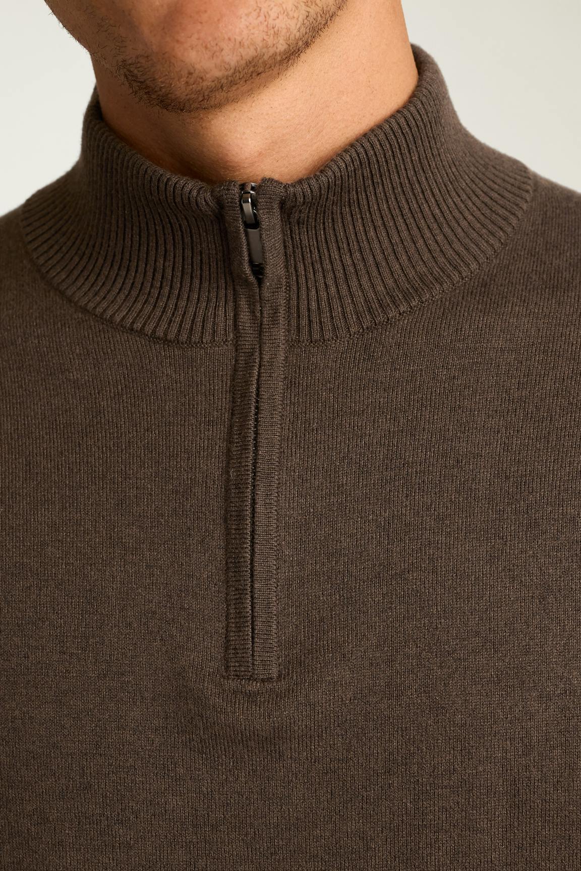 Washable Cotton Cashmere Quarter Zip / Bonobos Online