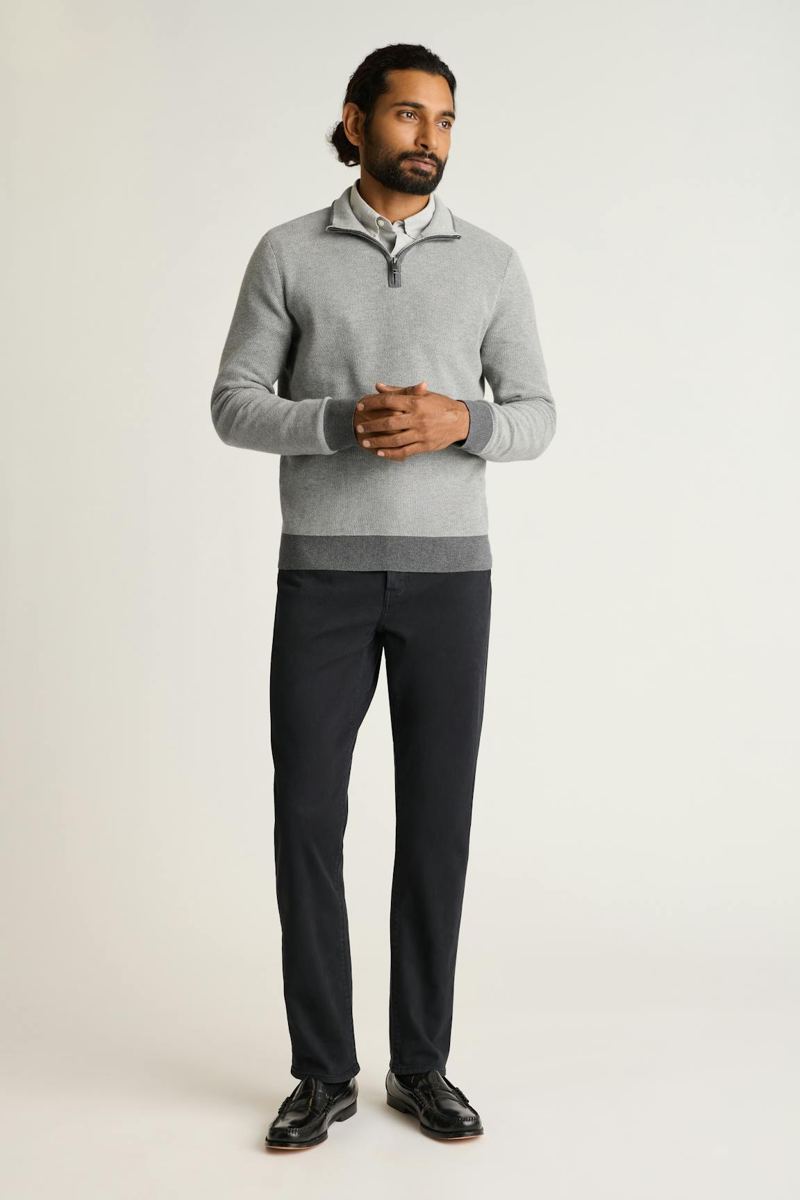 Washable Cotton Cashmere Quarter Zip / Bonobos Outlet