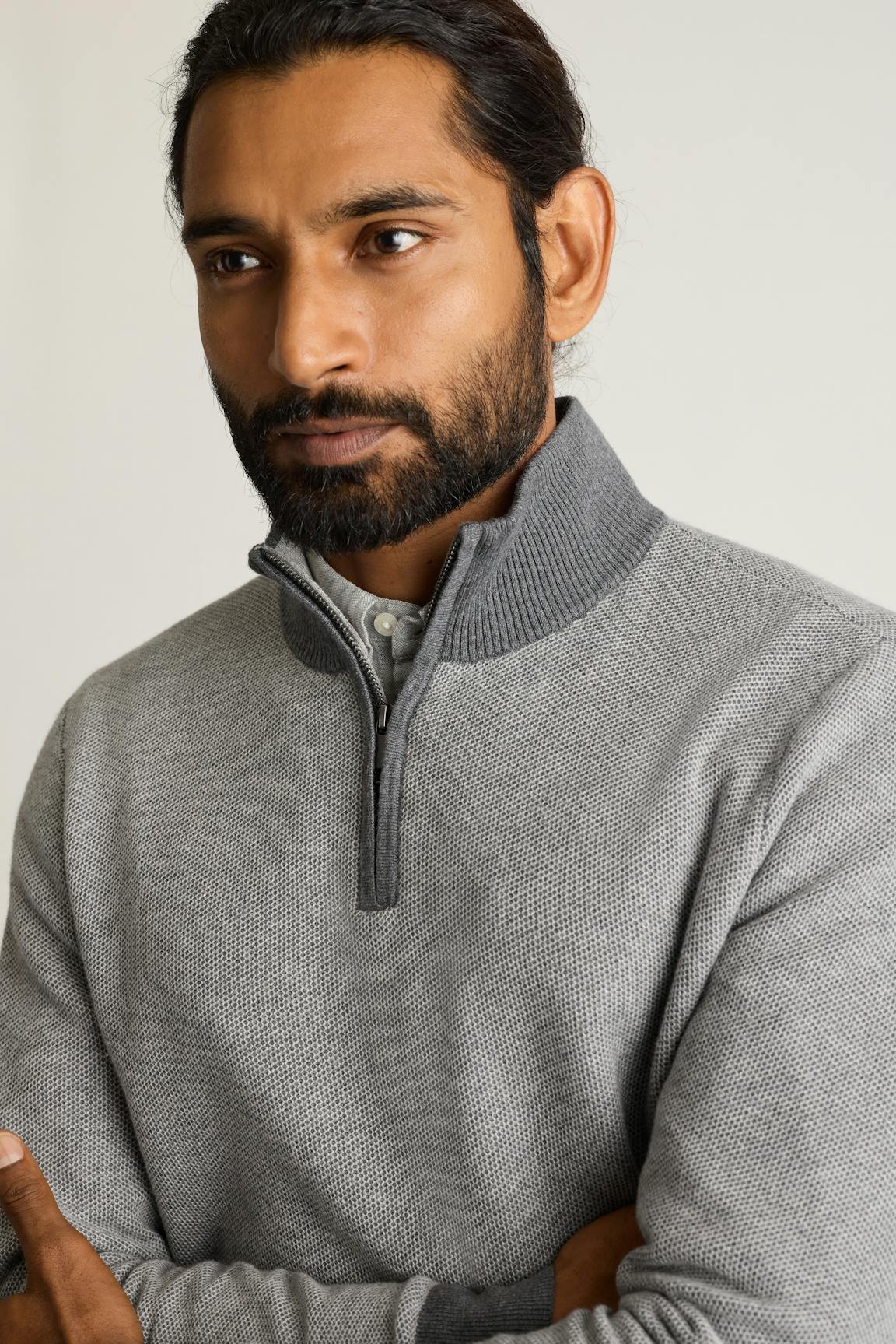 Washable Cotton Cashmere Quarter Zip / Bonobos Outlet