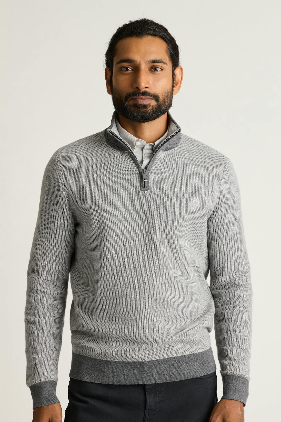 Washable Cotton Cashmere Quarter Zip / Bonobos Outlet