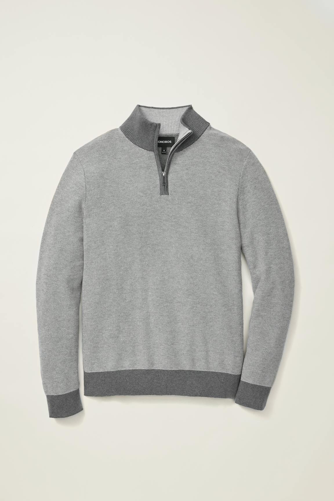 Washable Cotton Cashmere Quarter Zip / Bonobos Outlet