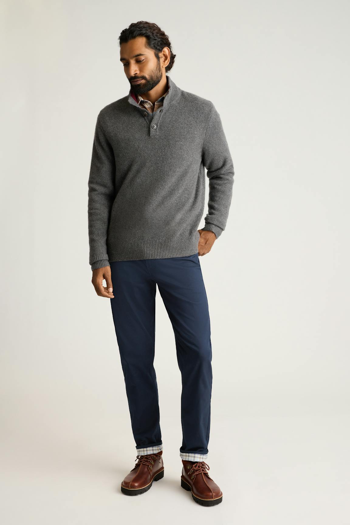 Italian Cashmere Mock Neck Sweater / Bonobos us