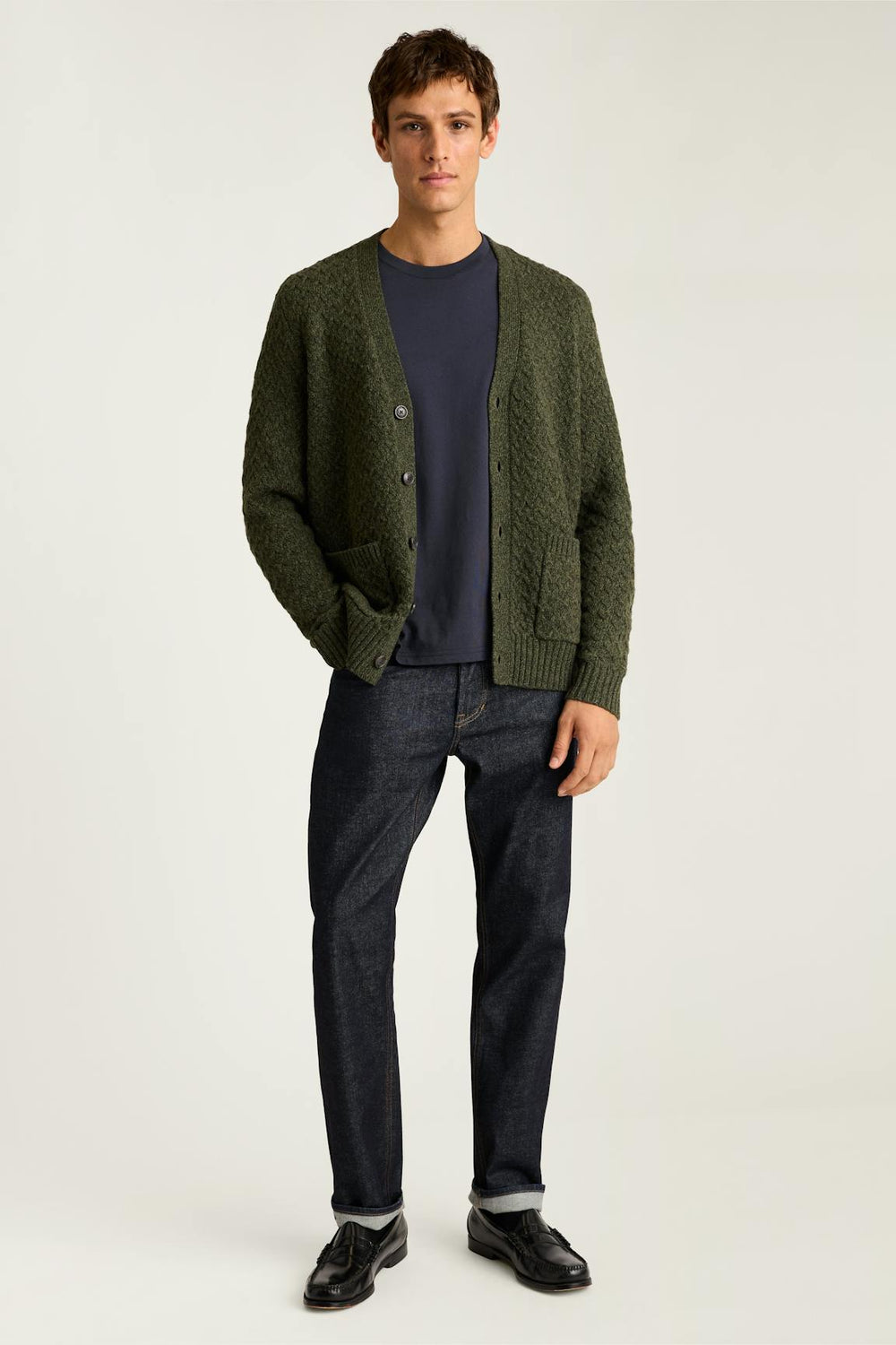 Merino Blend Cable Cardigan / Bonobos Discount
