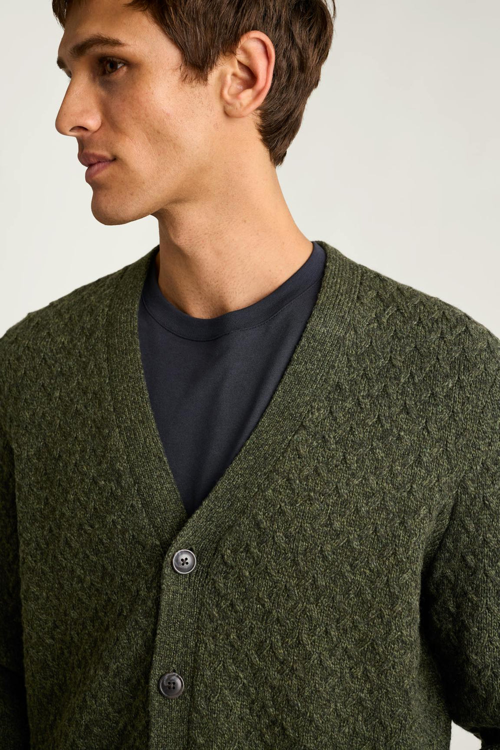 Merino Blend Cable Cardigan / Bonobos Discount