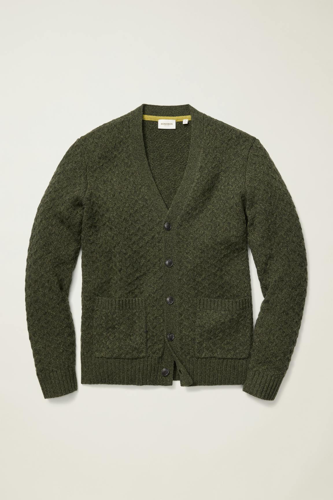 Merino Blend Cable Cardigan / Bonobos Discount