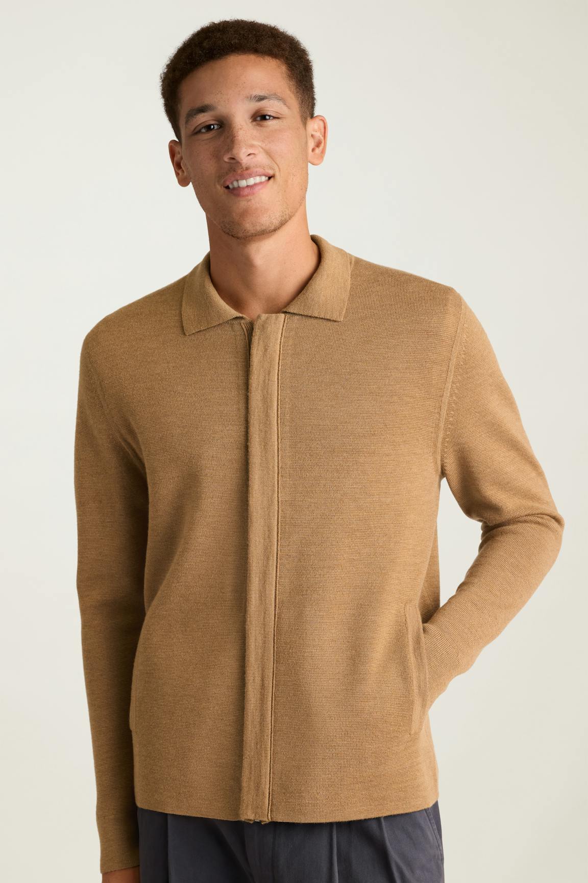 Merino Sweater Bomber / Bonobos Online