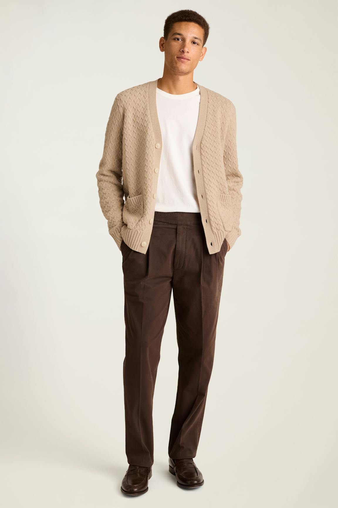 Merino Blend Cable Cardigan / Bonobos Outlet