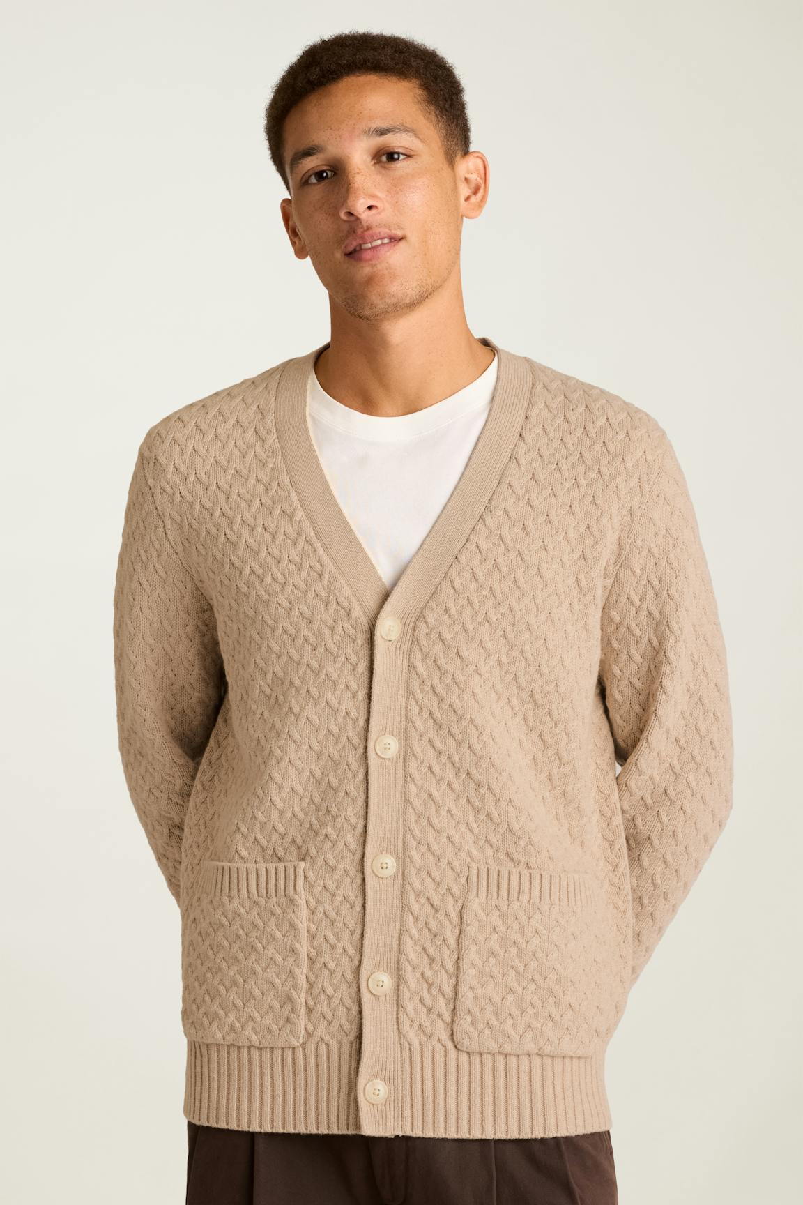 Merino Blend Cable Cardigan / Bonobos Outlet
