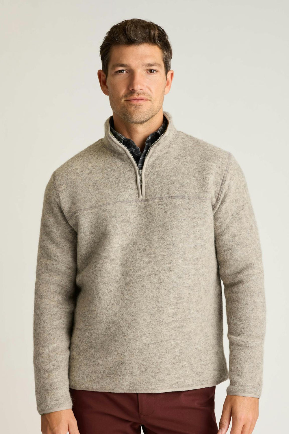 Italian Wool Fleece Quarter Zip / Bonobos