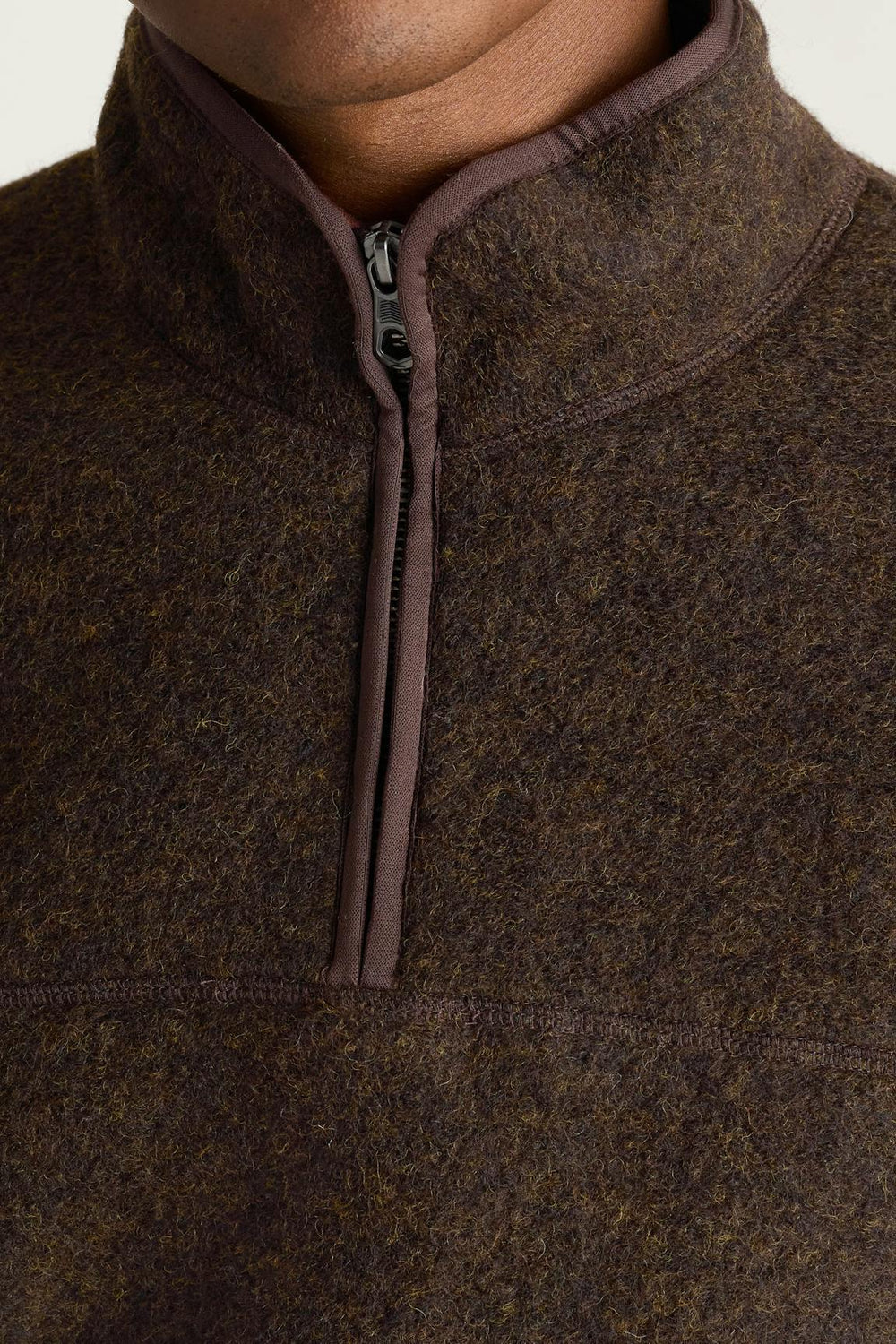 Italian Wool Fleece Quarter Zip / Bonobos For Sale