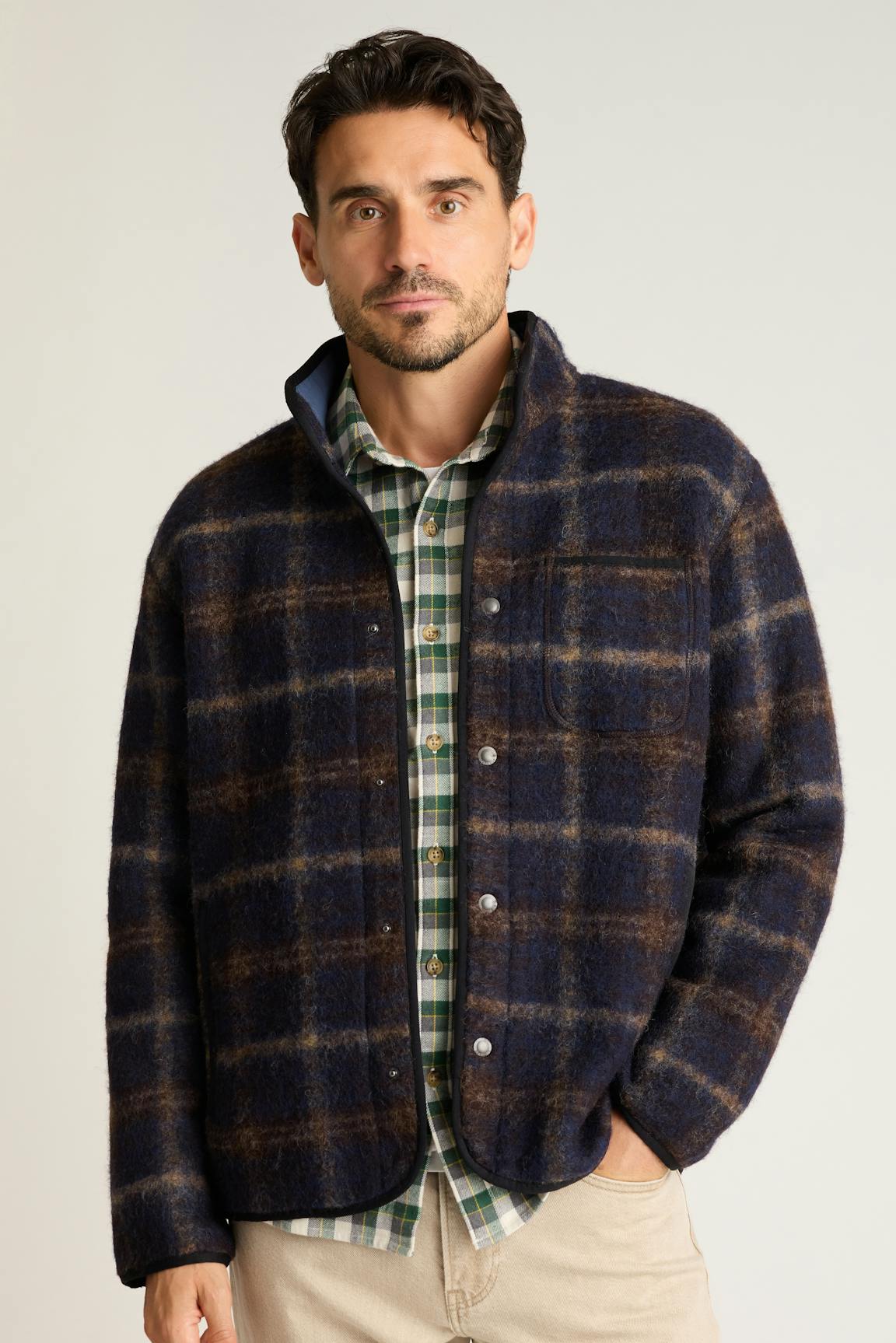 Italian Wool Fleece Jacket / Bonobos us