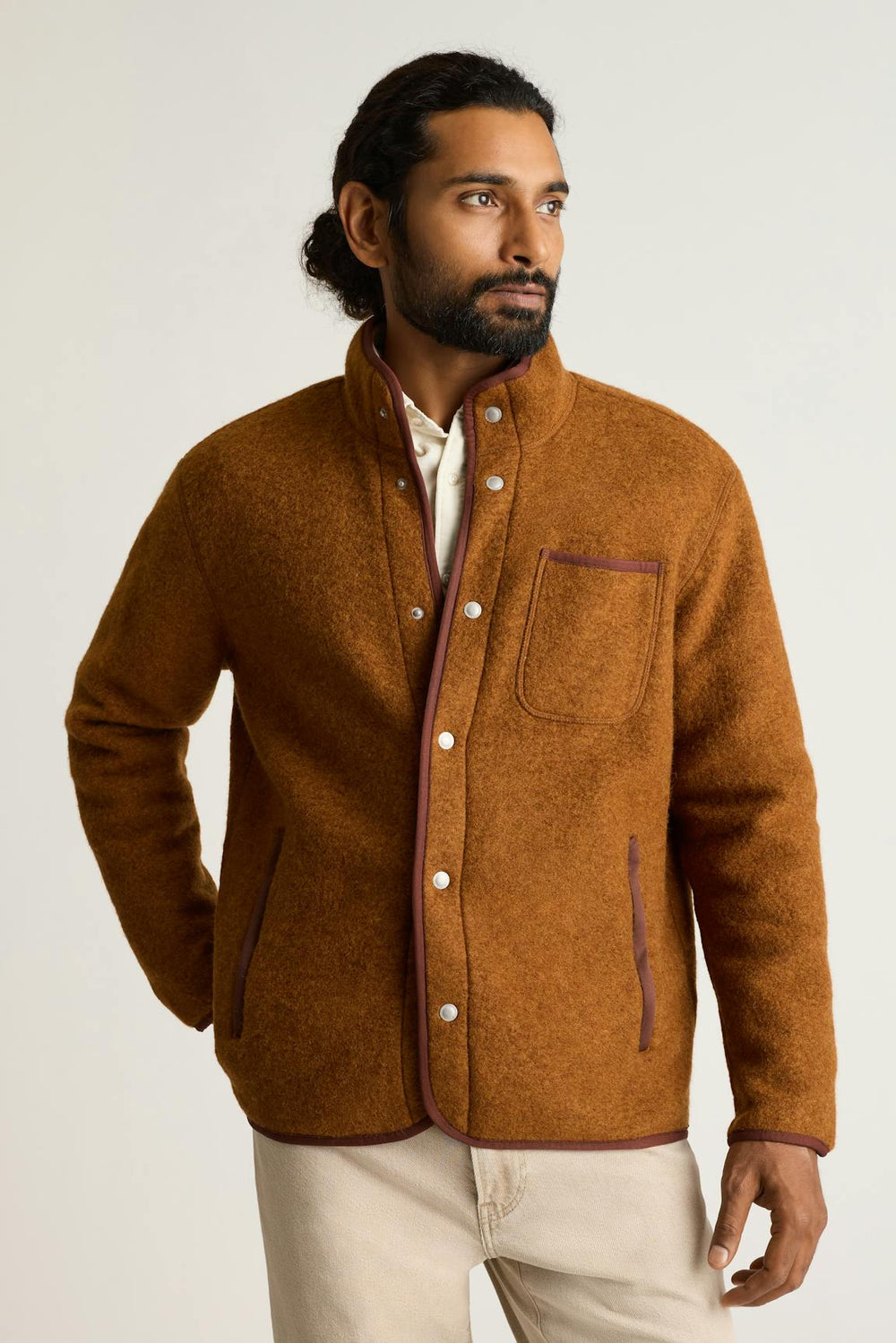 Italian Wool Fleece Jacket / Bonobos On Sale